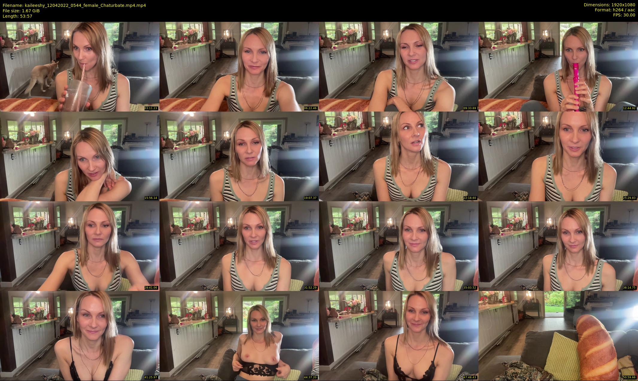 kaileeshy — 54 minute Chaturbate female cam show recording, 1080p, Apr 12, 2022