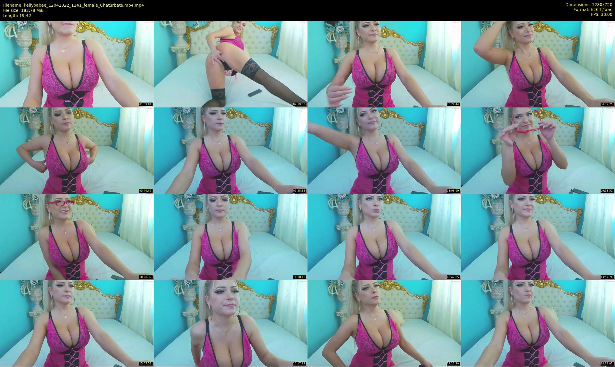 kellybabee — 20 minute Chaturbate female cam show recording, 720p, Apr 12, 2022