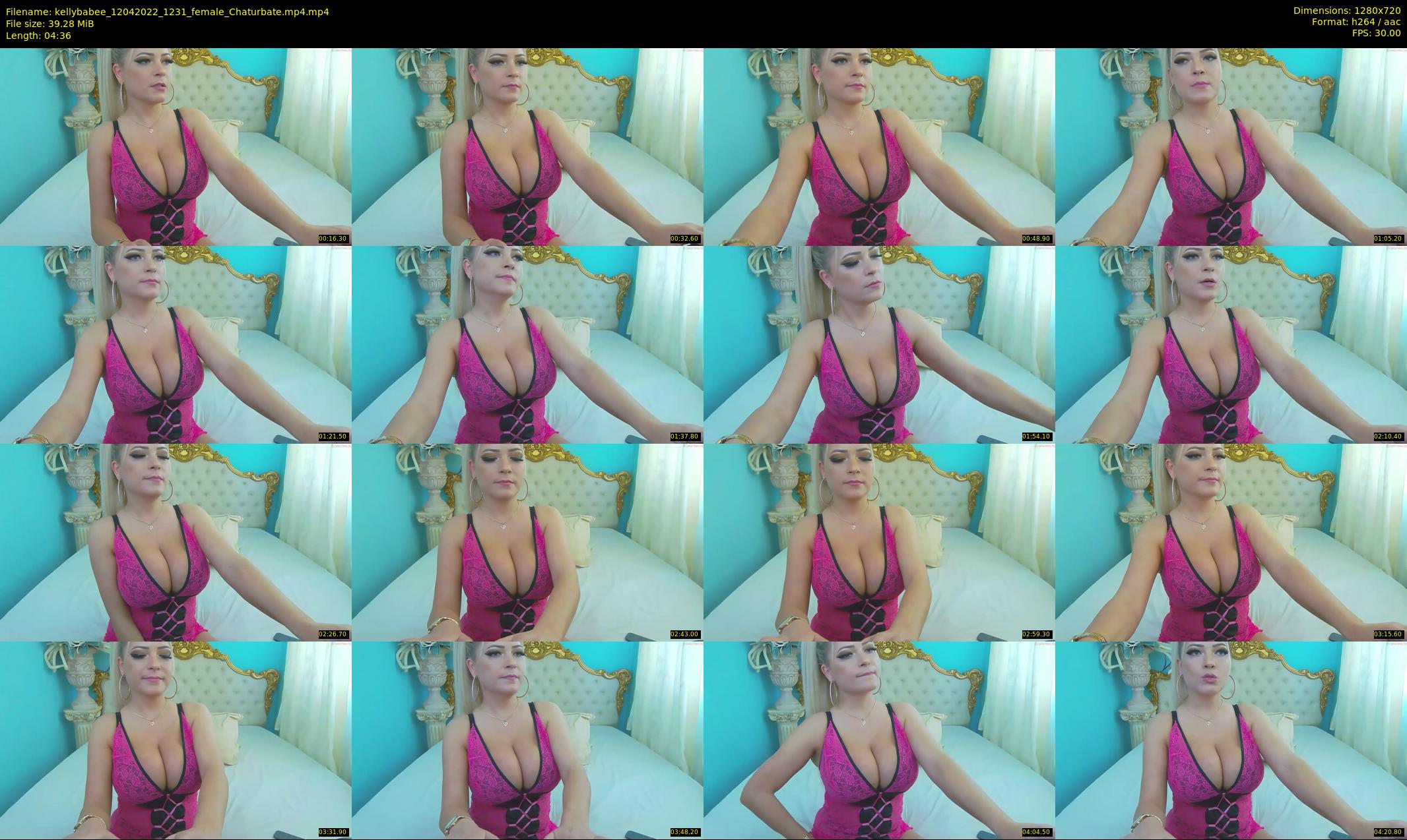 kellybabee — 5 minute Chaturbate female cam show recording, 720p, Apr 12, 2022