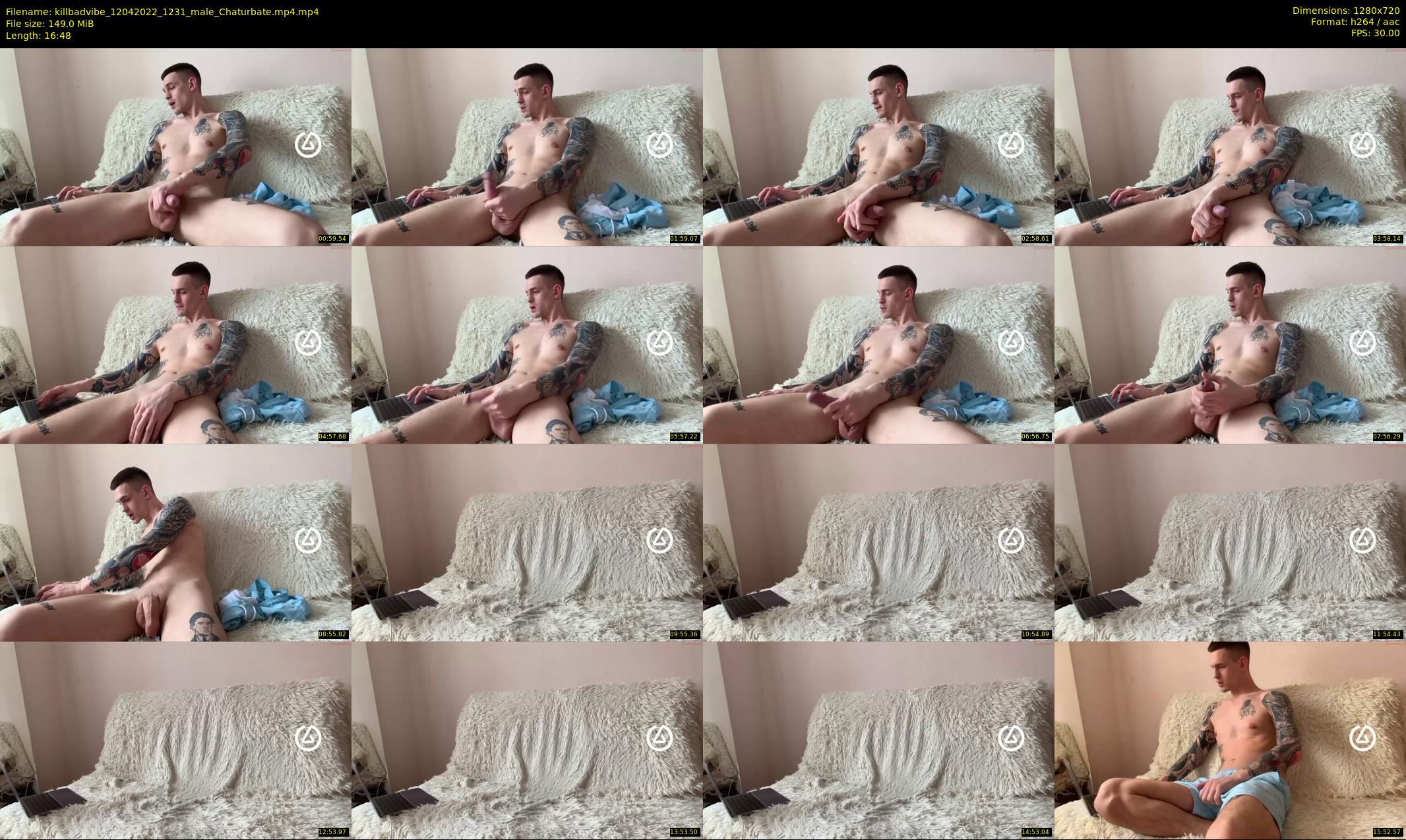killbadvibe — 17 minute Chaturbate male cam show recording, 720p, Apr 12, 2022