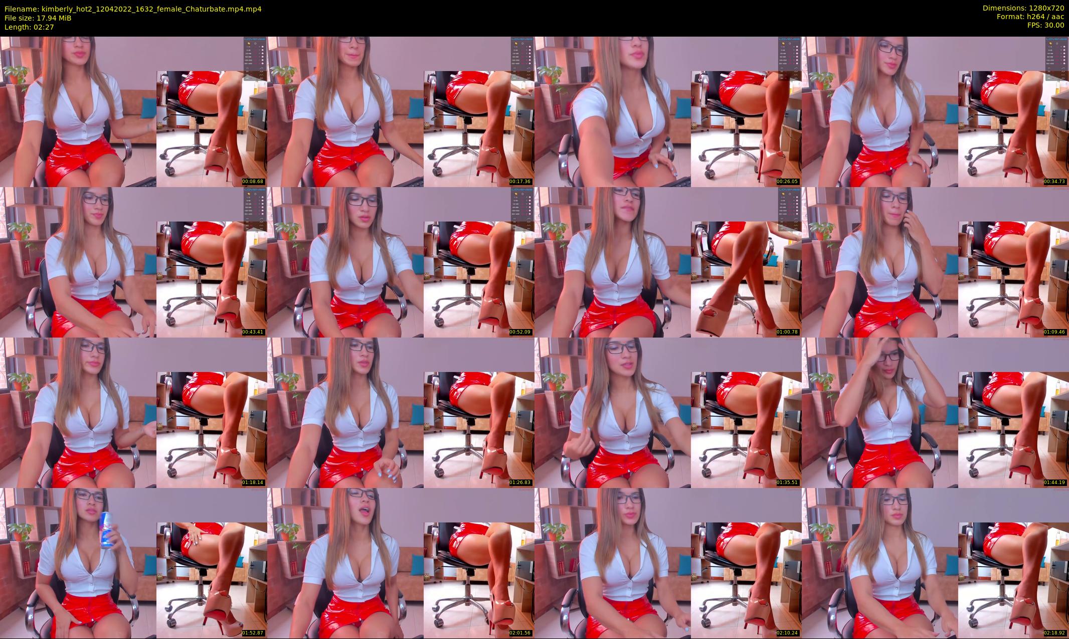kimberly_hot2 — 3 minute Chaturbate female cam show recording, 720p, Apr 12, 2022