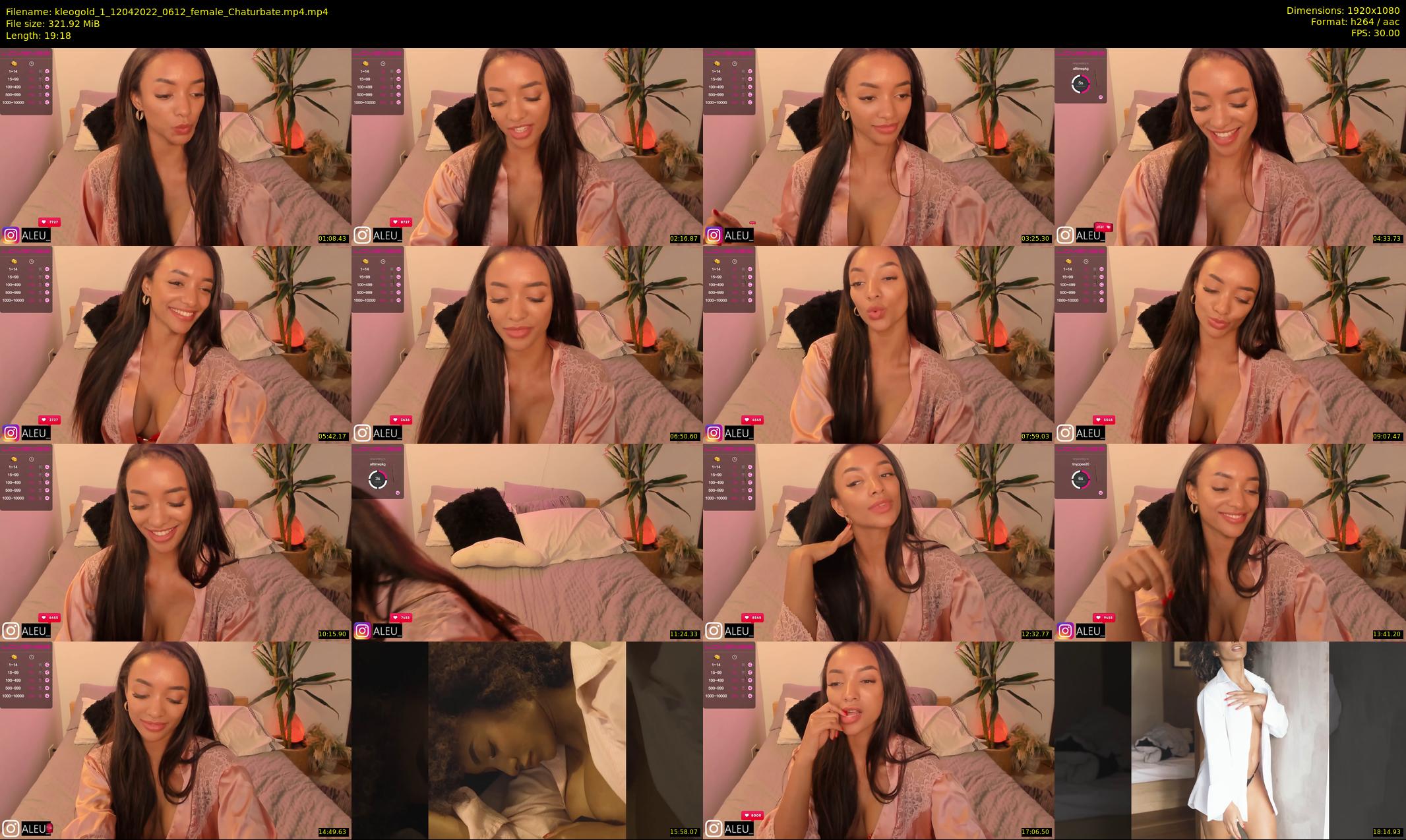 kleogold_1 — 20 minute Chaturbate female cam show recording, 1080p, Apr 12, 2022