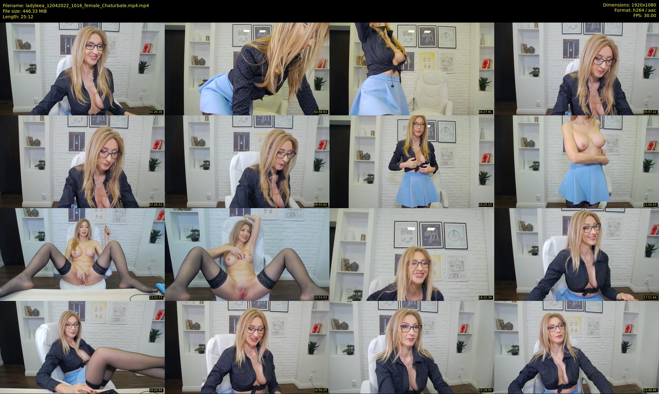 ladyleea — 26 minute Chaturbate female cam show recording, 1080p, Apr 12, 2022
