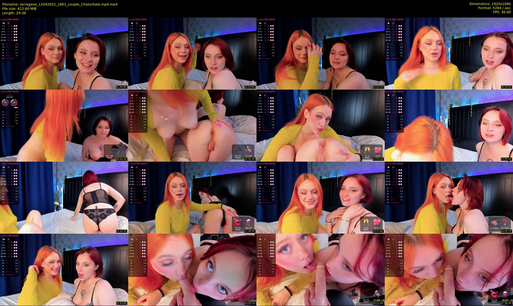 larragane — 30 minute Chaturbate couple cam show recording, 1080p, Apr 12, 2022