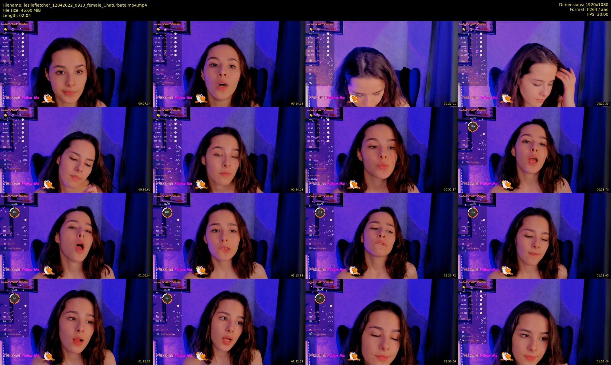 lesliefletcher — 3 minute Chaturbate couple cam show recording, 1080p, Apr 12, 2022