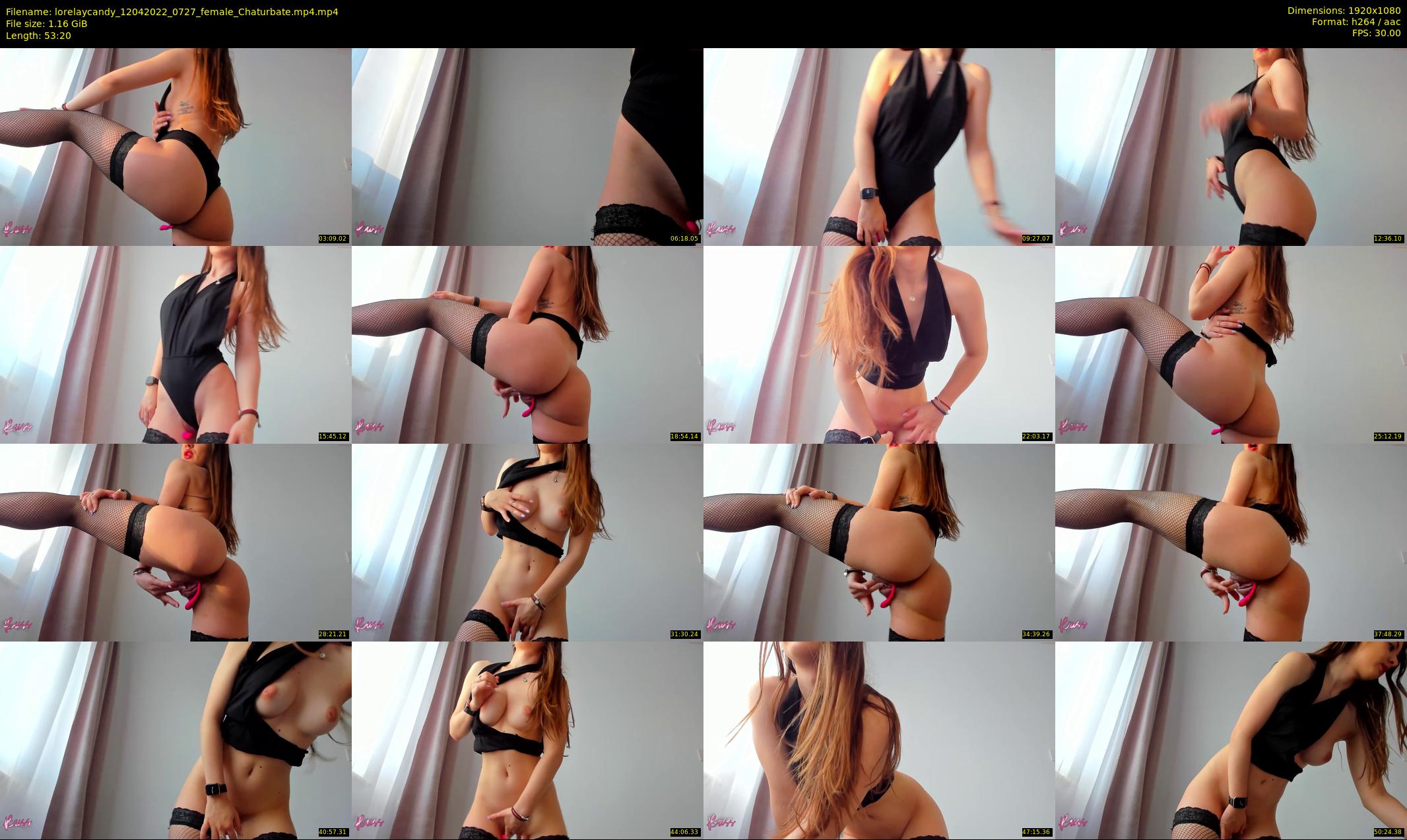 lorelaycandy — 54 minute Chaturbate female cam show recording, 1080p, Apr 12, 2022