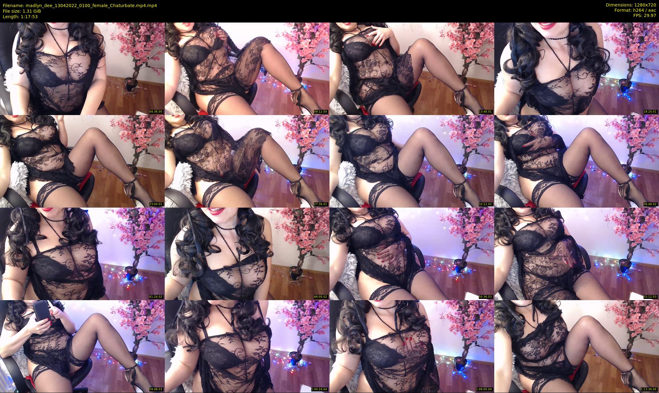 madlyn_dee — 78 minute Chaturbate female cam show recording, 720p, Apr 13, 2022