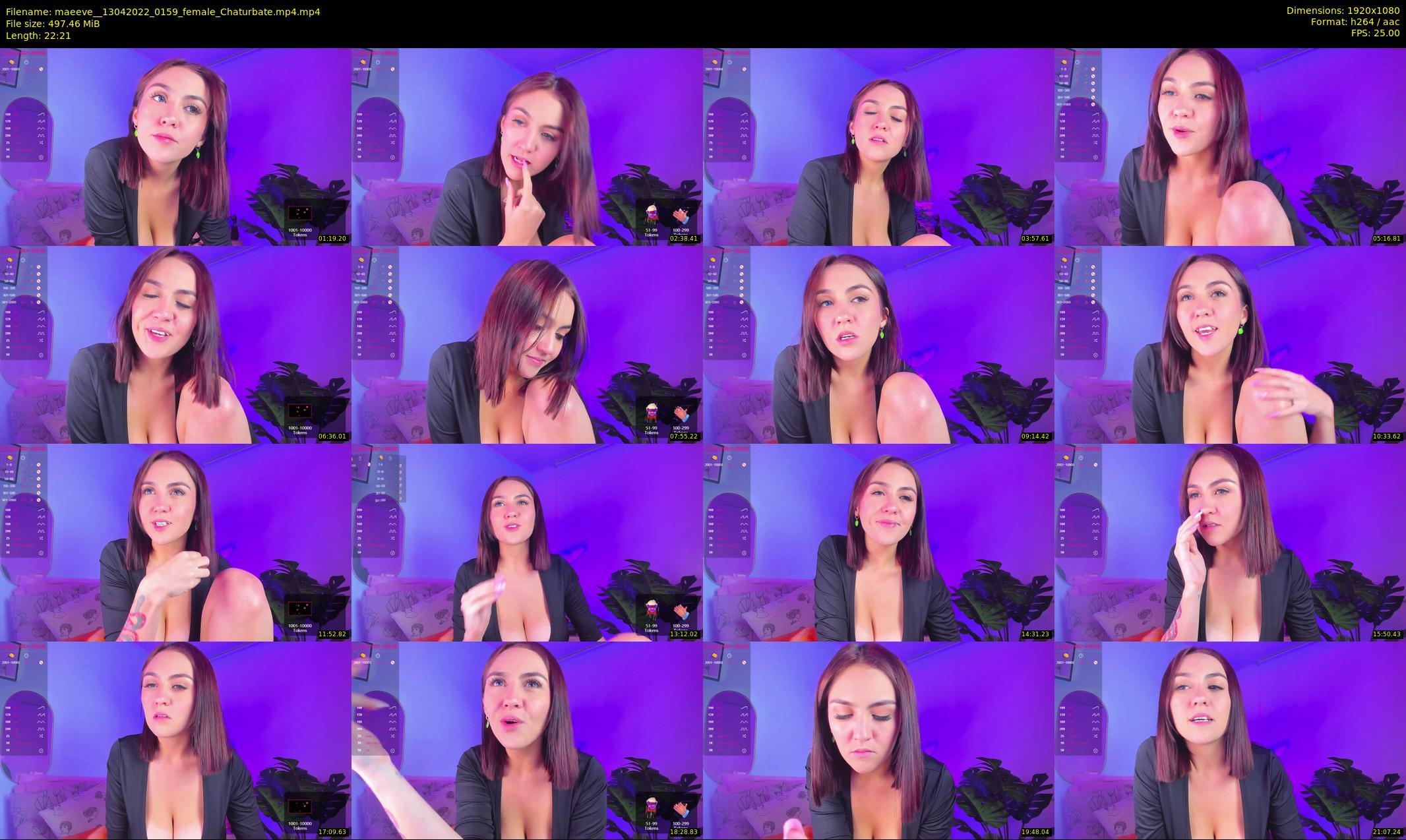 maeeve_ — 23 minute Chaturbate female cam show recording, 1080p, Apr 13, 2022