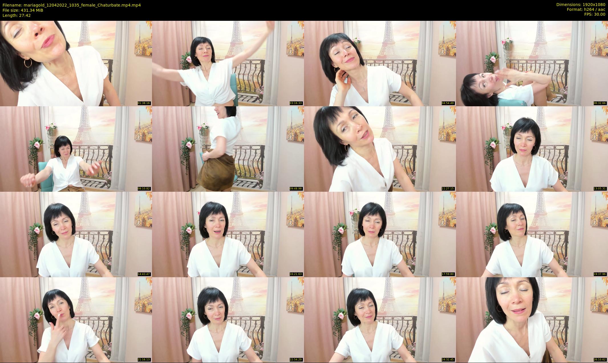 mariagold — 28 minute Chaturbate female cam show recording, 1080p, Apr 12, 2022
