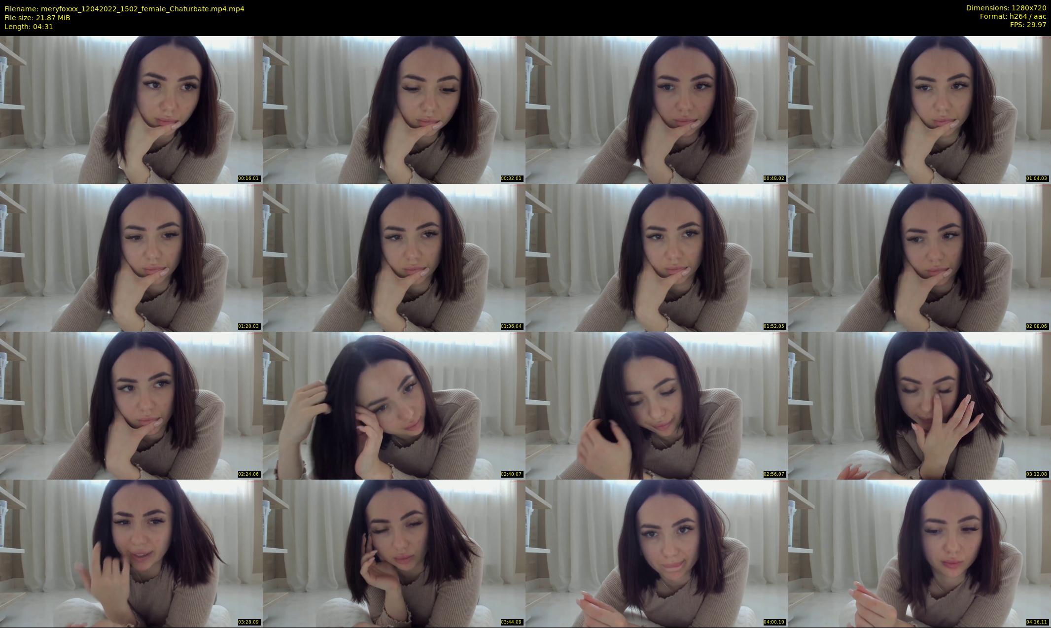 meryfoxxx — 5 minute Chaturbate female cam show recording, 720p, Apr 12, 2022