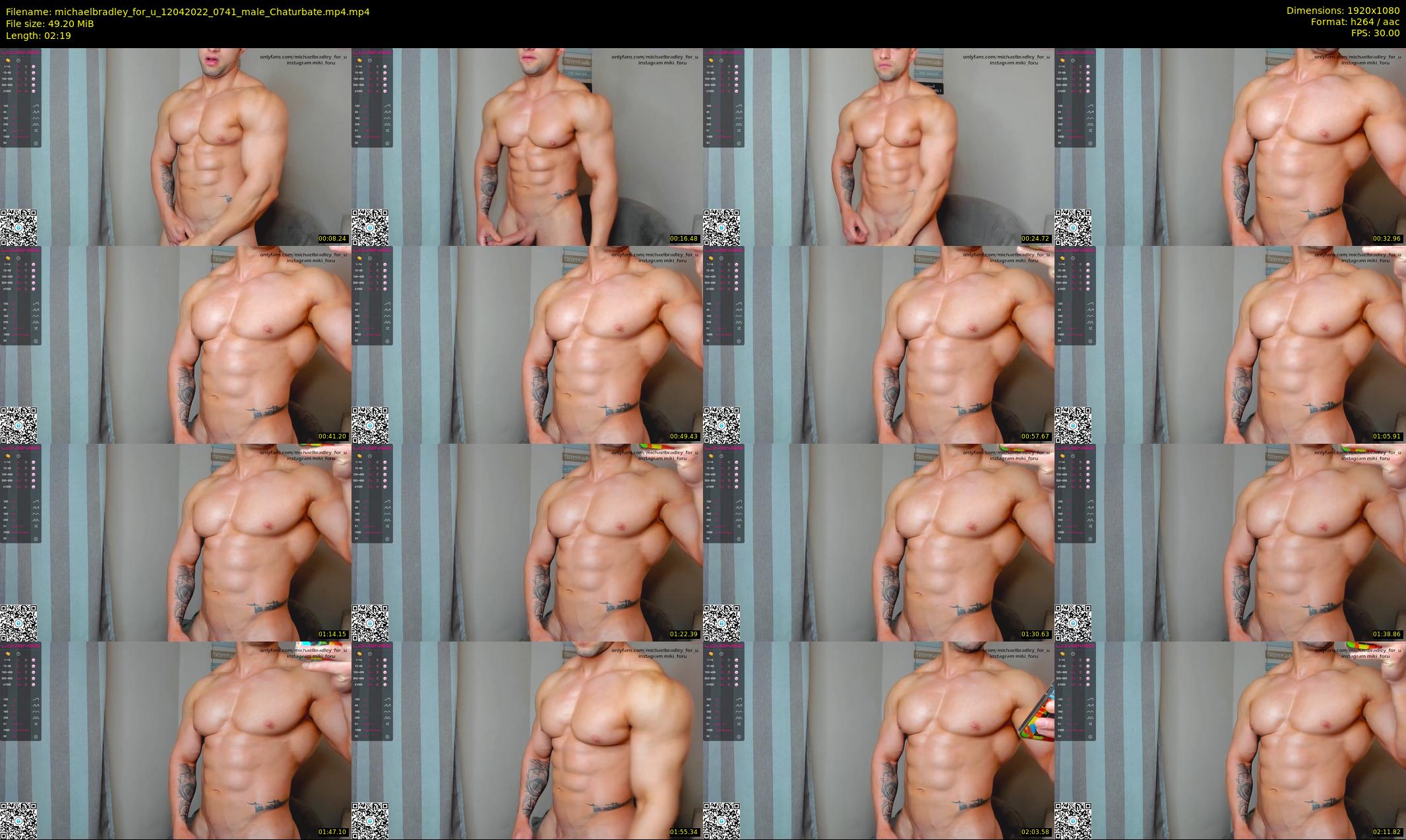 michaelbradley_for_u — 3 minute Chaturbate male cam show recording, 1080p, Apr 12, 2022
