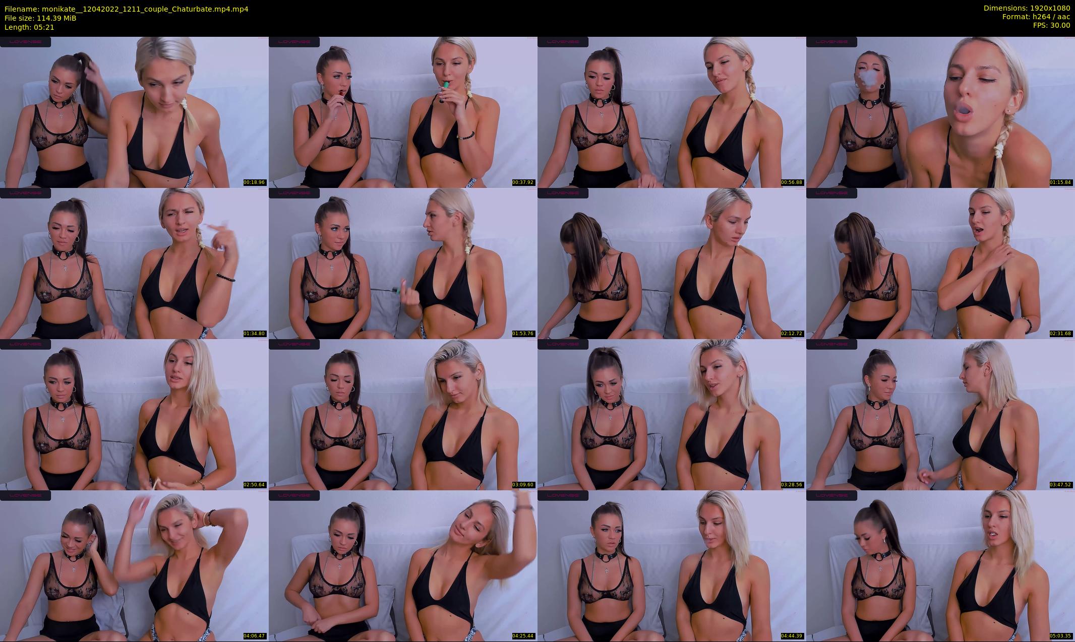 monikate_ — 6 minute Chaturbate couple cam show recording, 1080p, Apr 12, 2022