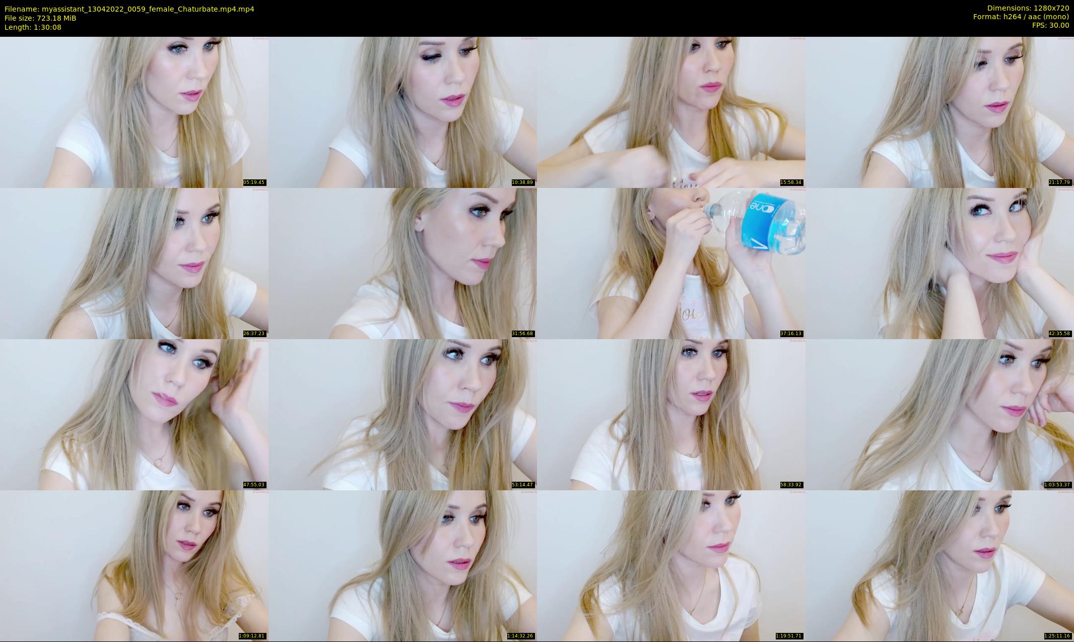 myassistant — 91 minute Chaturbate female cam show recording, 720p, Apr 13, 2022