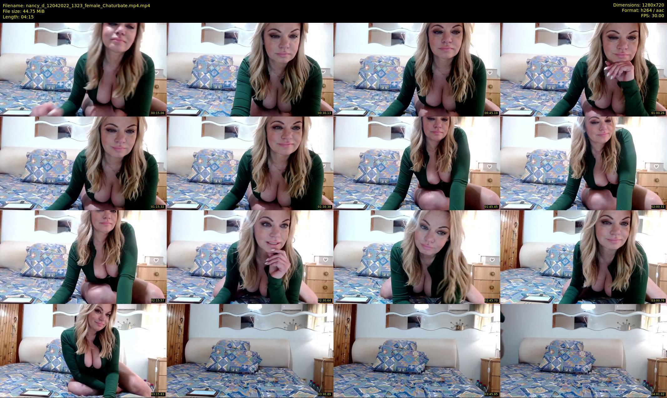 nancy_d — 5 minute Chaturbate female cam show recording, 720p, Apr 12, 2022