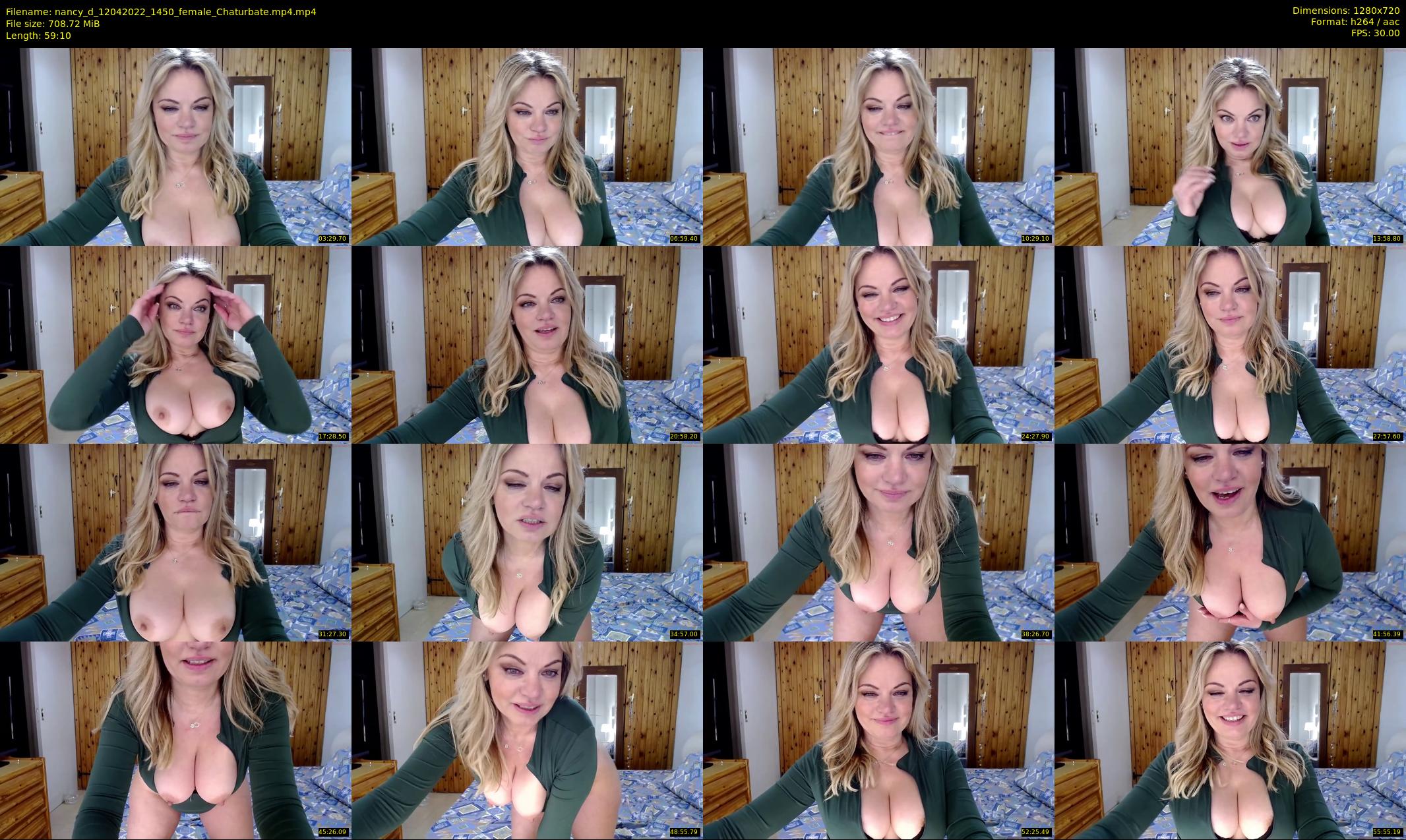 nancy_d — 60 minute Chaturbate female cam show recording, 720p, Apr 12, 2022