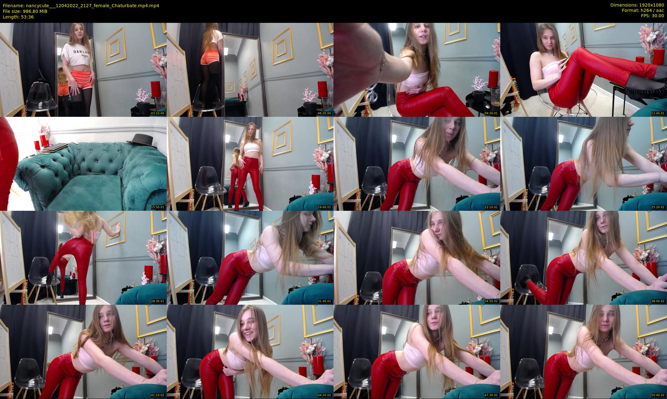 nancycute__ — 54 minute Chaturbate female cam show recording, 1080p, Apr 12, 2022