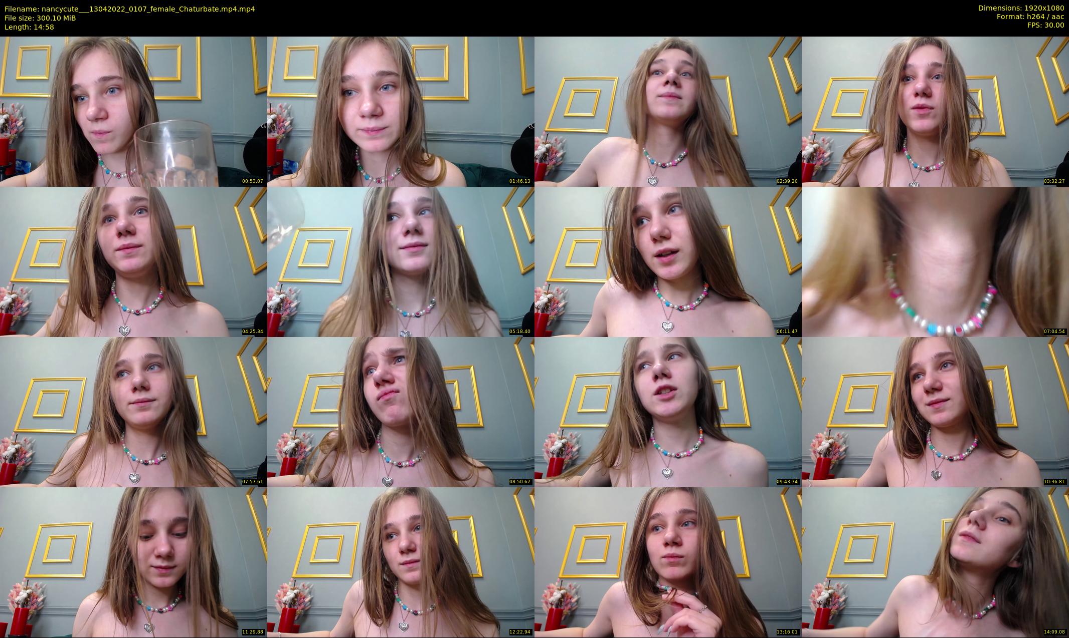 nancycute__ — 15 minute Chaturbate female cam show recording, 1080p, Apr 13, 2022