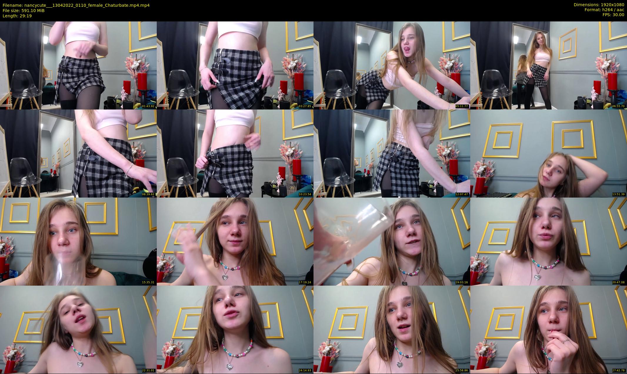 nancycute__ — 30 minute Chaturbate female cam show recording, 1080p, Apr 13, 2022