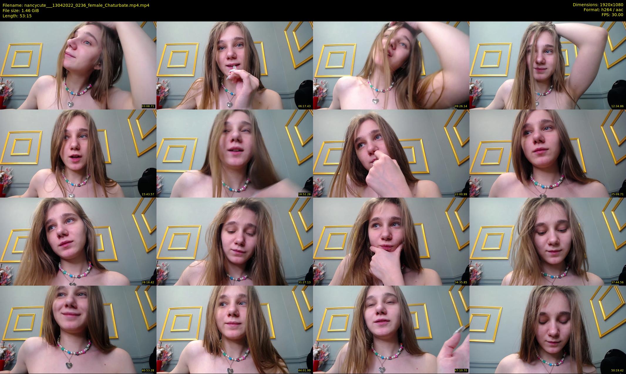 nancycute__ — 54 minute Chaturbate female cam show recording, 1080p, Apr 13, 2022