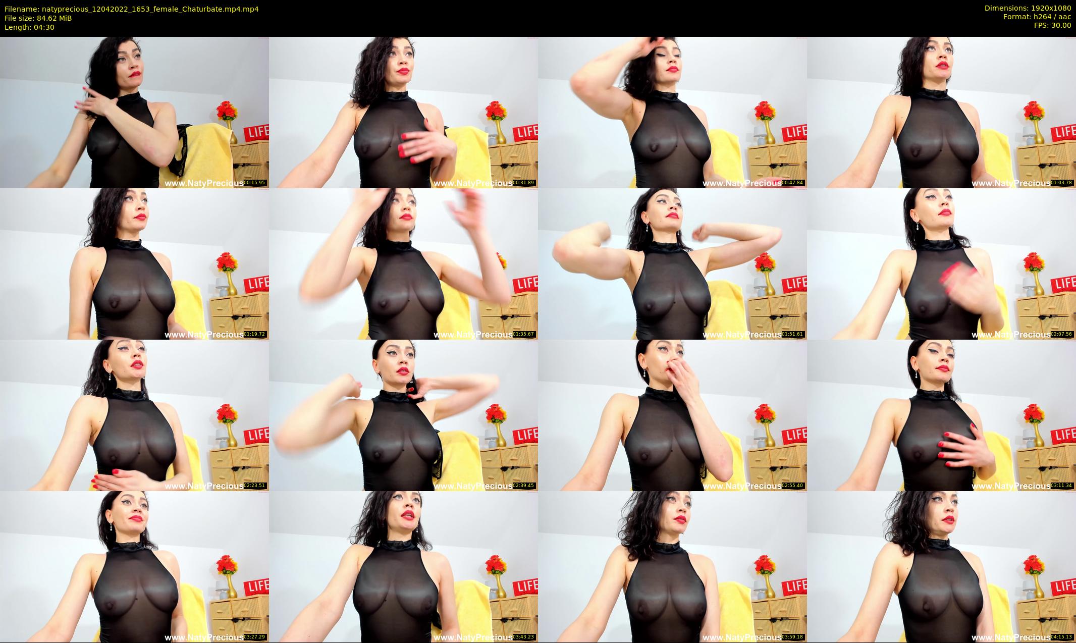 natyprecious — 5 minute Chaturbate female cam show recording, 1080p, Apr 12, 2022