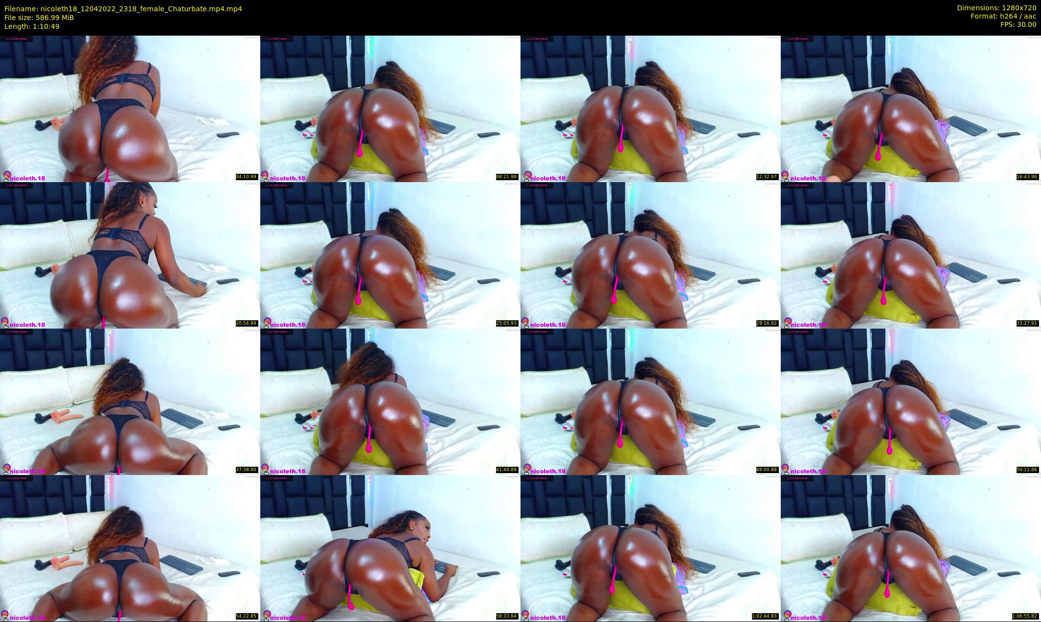 nicoleth18 — 71 minute Chaturbate female cam show recording, 720p, Apr 12, 2022