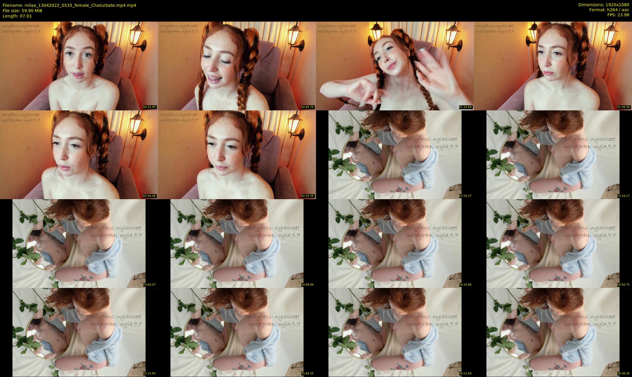 niilaa — 8 minute Chaturbate female cam show recording, 1080p, Apr 13, 2022