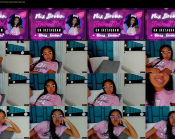 nix_brown — 55 minute Chaturbate female cam show recording, 1080p, Apr 12, 2022