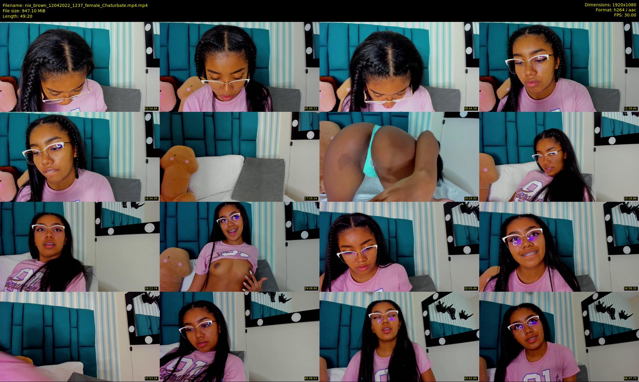 nix_brown — 50 minute Chaturbate female cam show recording, 1080p, Apr 12, 2022