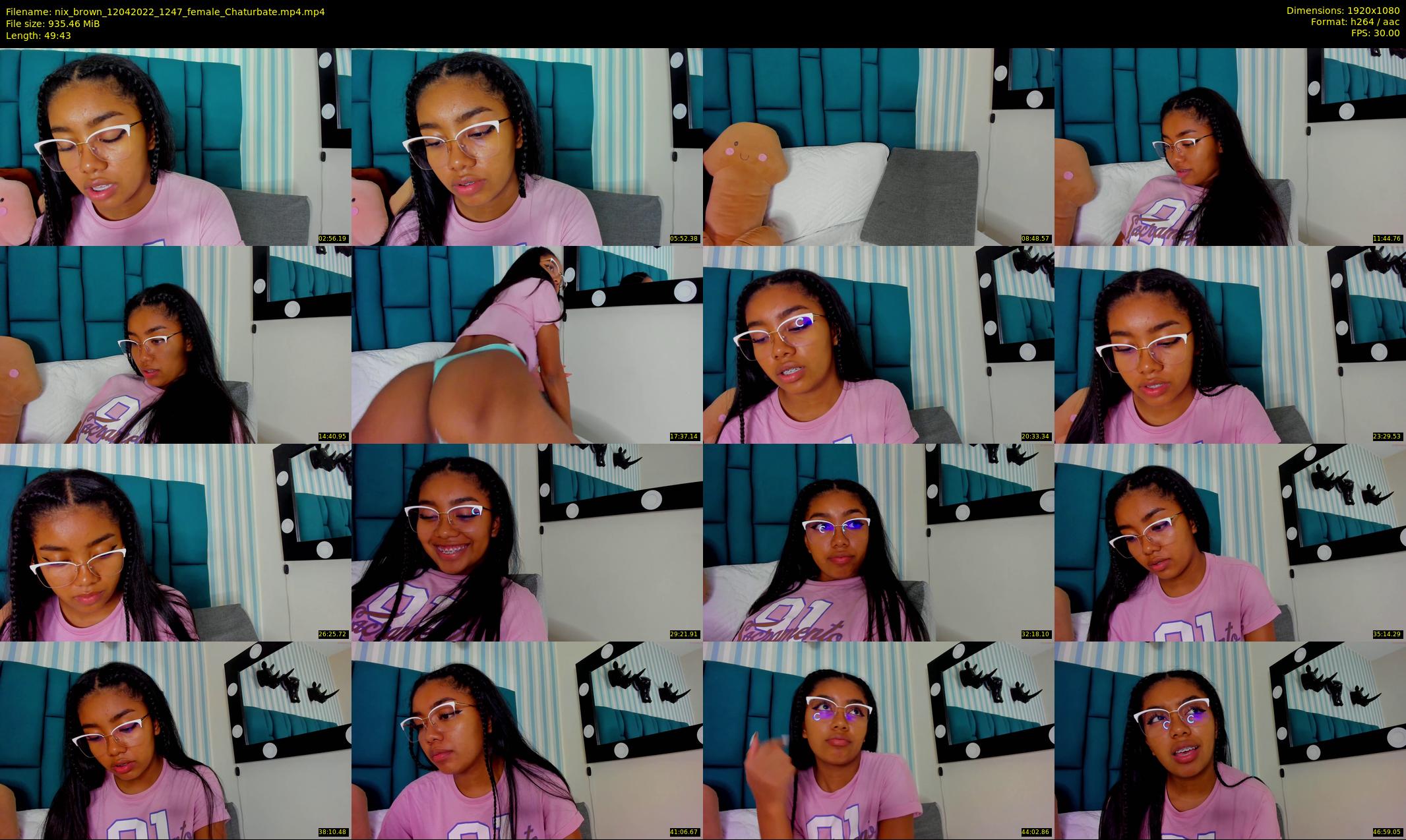 nix_brown — 50 minute Chaturbate female cam show recording, 1080p, Apr 12, 2022
