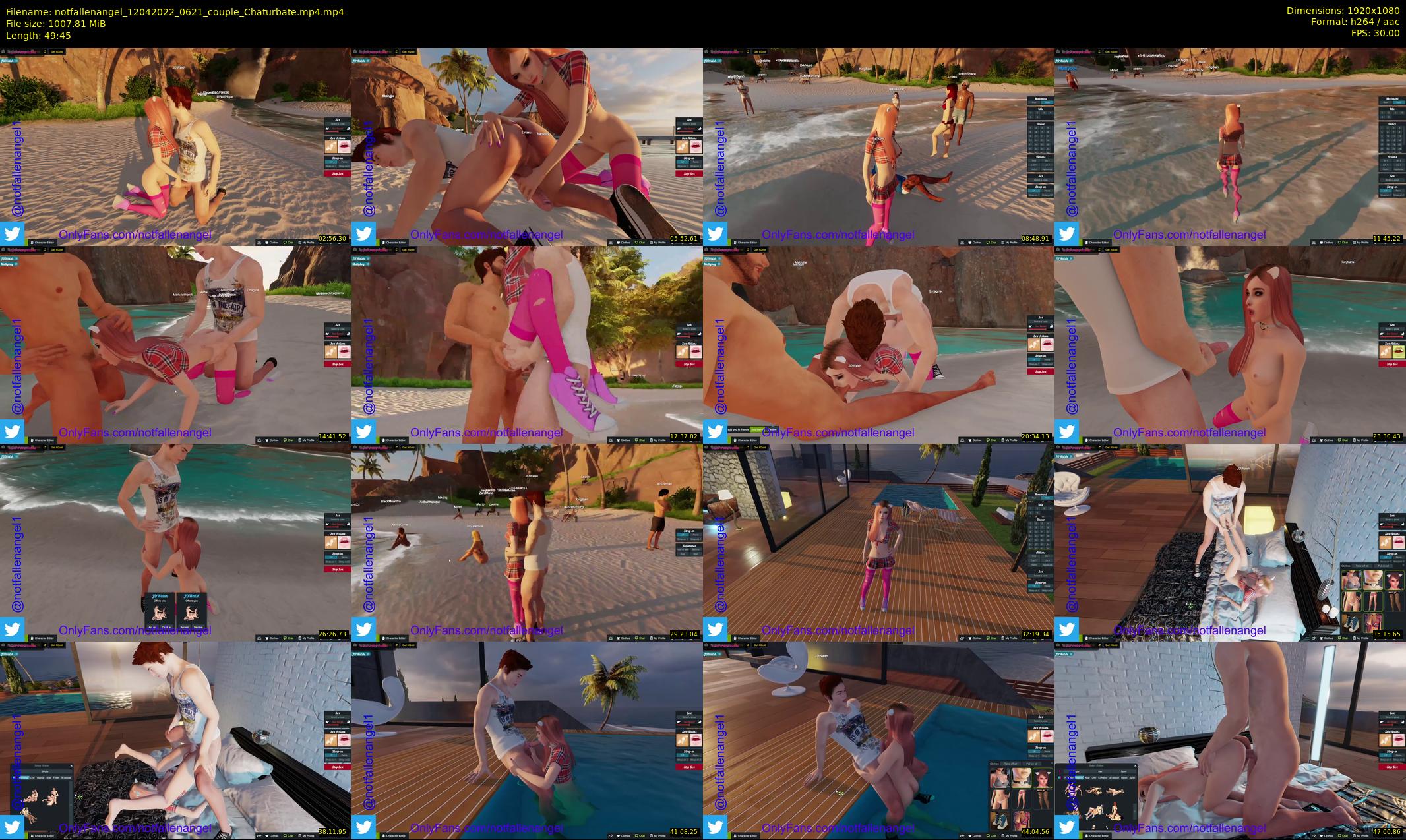 notfallenangel — 50 minute Chaturbate couple cam show recording, 1080p, Apr 12, 2022