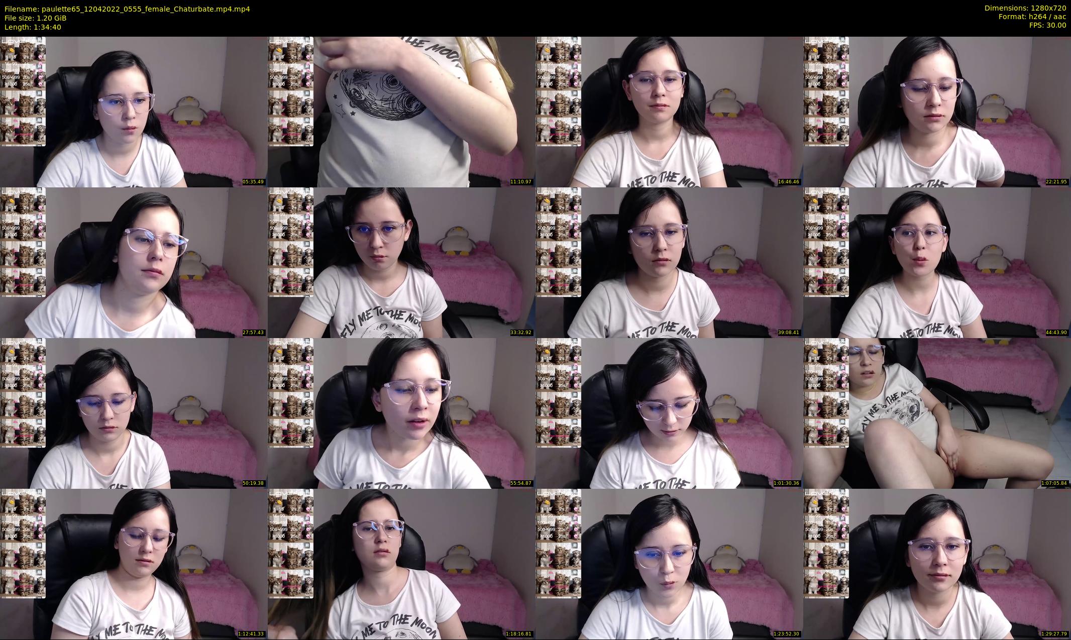 paulette65 — 95 minute Chaturbate female cam show recording, 720p, Apr 12, 2022