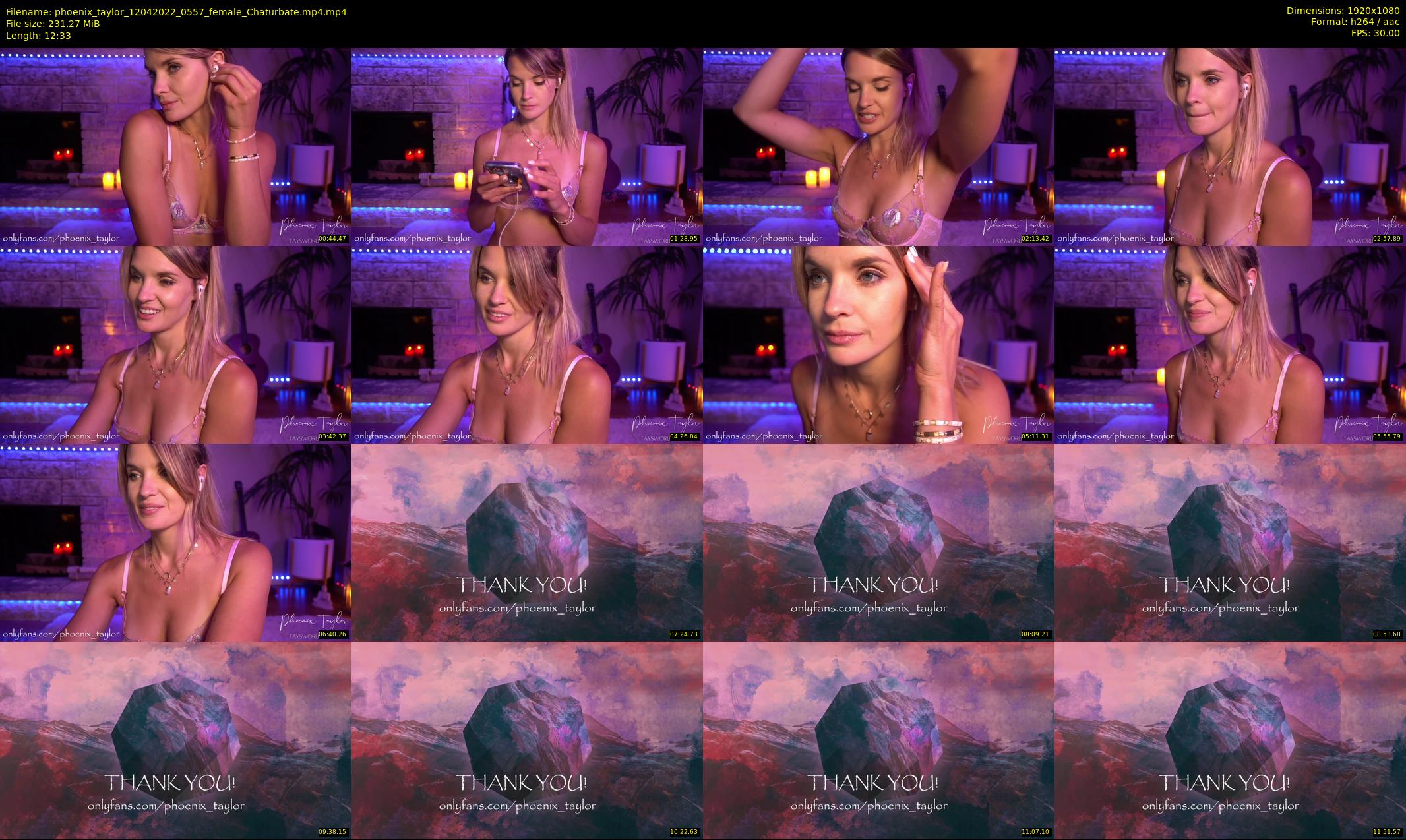 phoenix_taylor — 13 minute Chaturbate female cam show recording, 1080p, Apr 12, 2022