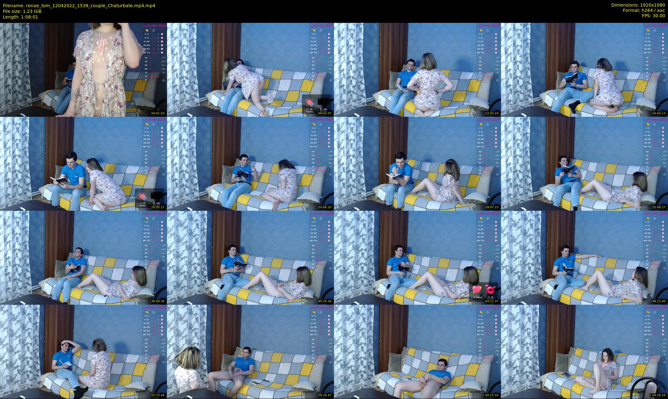 renae_tom — 69 minute Chaturbate couple cam show recording, 1080p, Apr 12, 2022