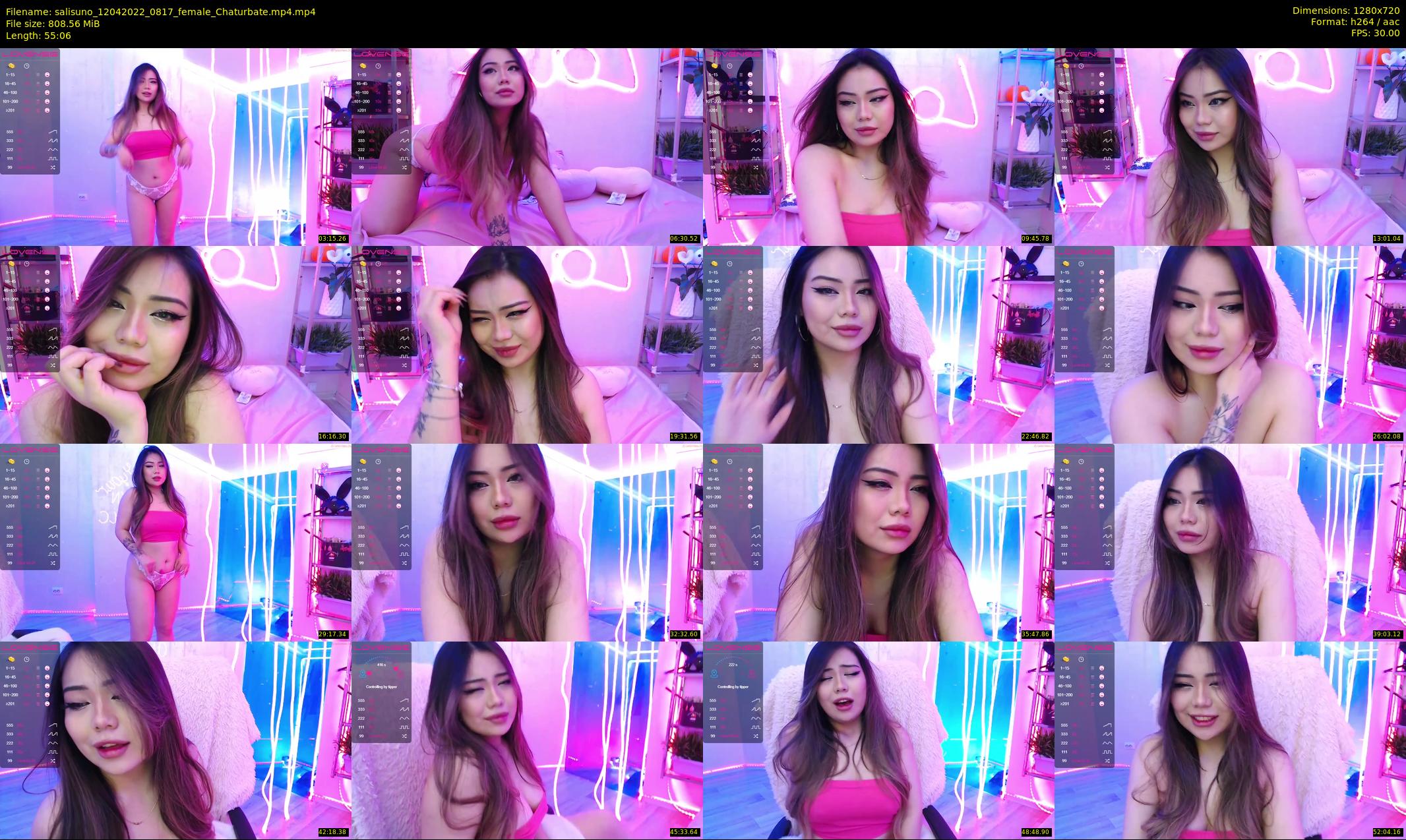 salisuno — 56 minute Chaturbate female cam show recording, 720p, Apr 12, 2022