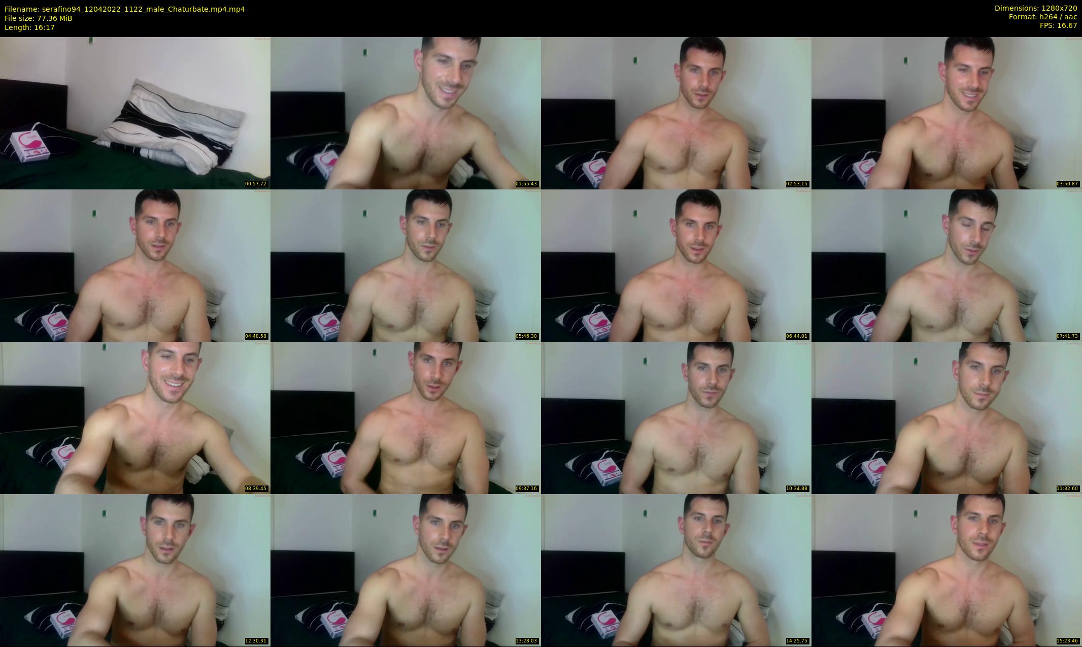 serafino94 — 17 minute Chaturbate male cam show recording, 720p, Apr 12, 2022