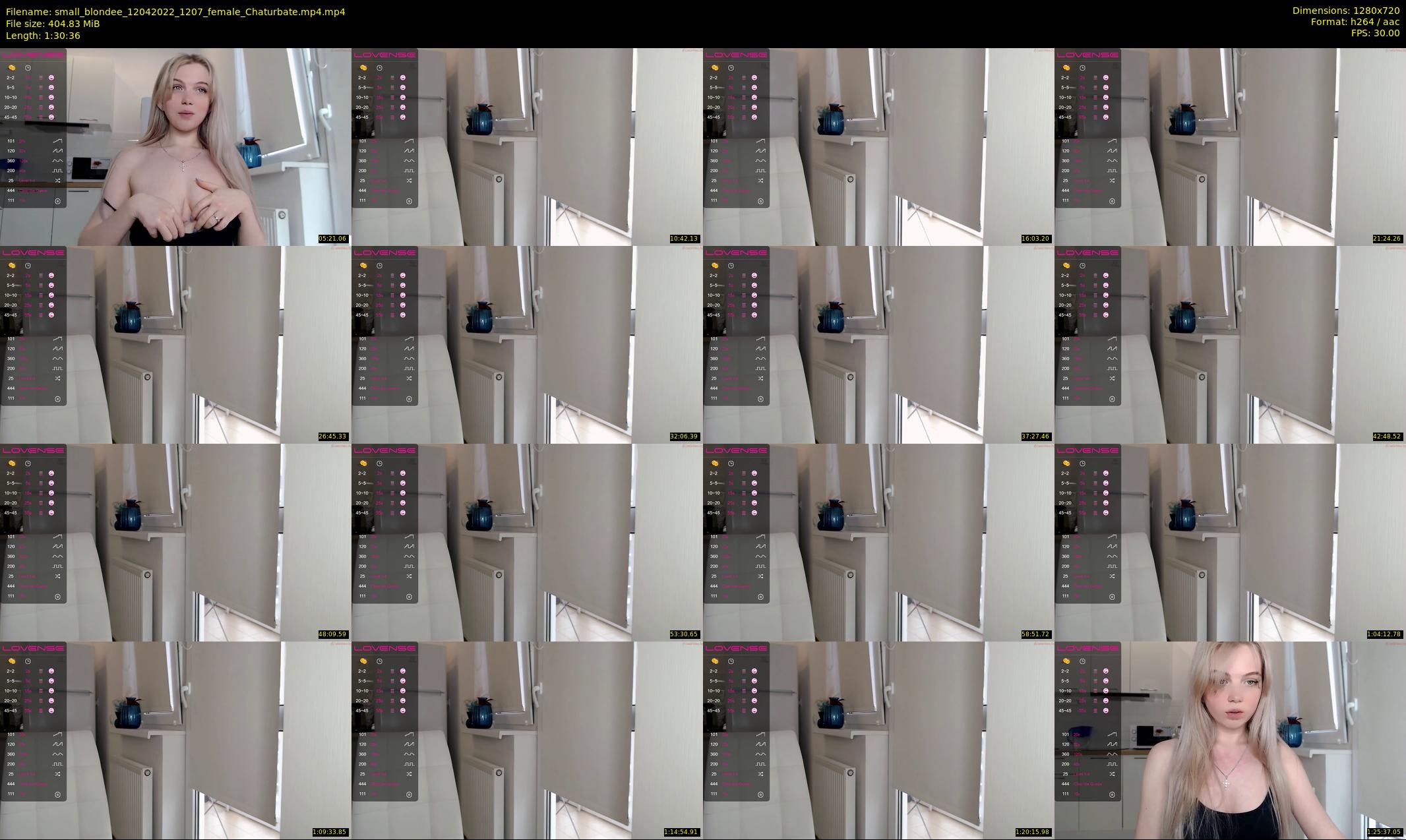 small_blondee — 91 minute Chaturbate female cam show recording, 720p, Apr 12, 2022