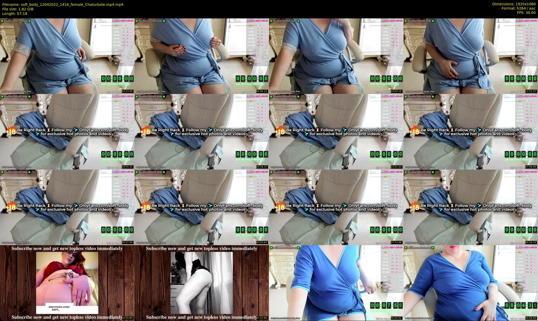 soft_body — 58 minute Chaturbate female cam show recording, 1080p, Apr 12, 2022