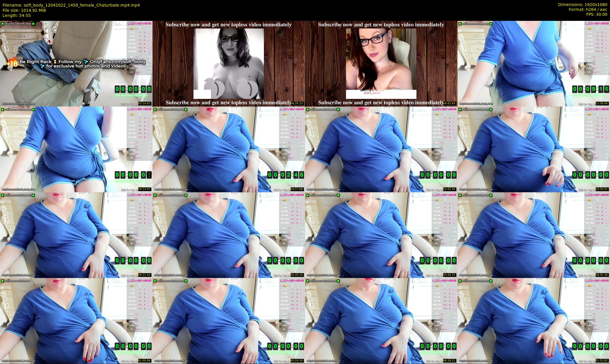 soft_body — 55 minute Chaturbate female cam show recording, 1080p, Apr 12, 2022
