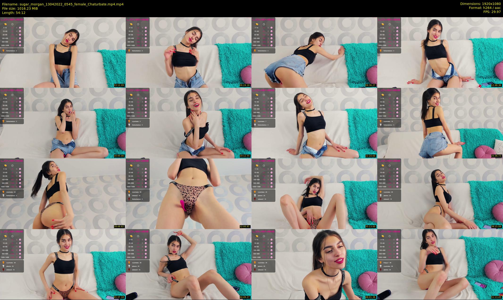 sugar_morgan — 55 minute Chaturbate female cam show recording, 1080p, Apr 13, 2022