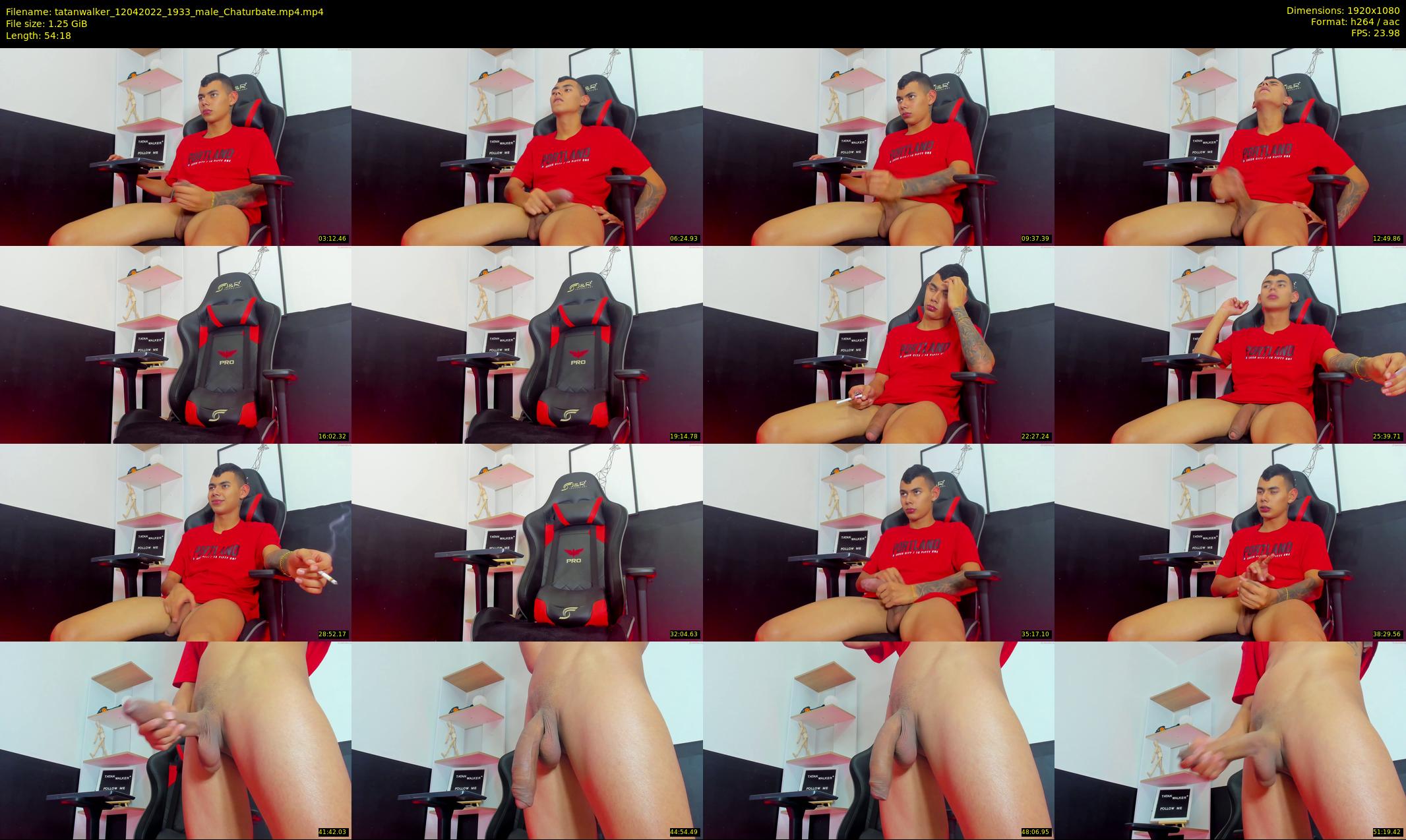 tatanwalker — 55 minute Chaturbate male cam show recording, 1080p, Apr 12, 2022