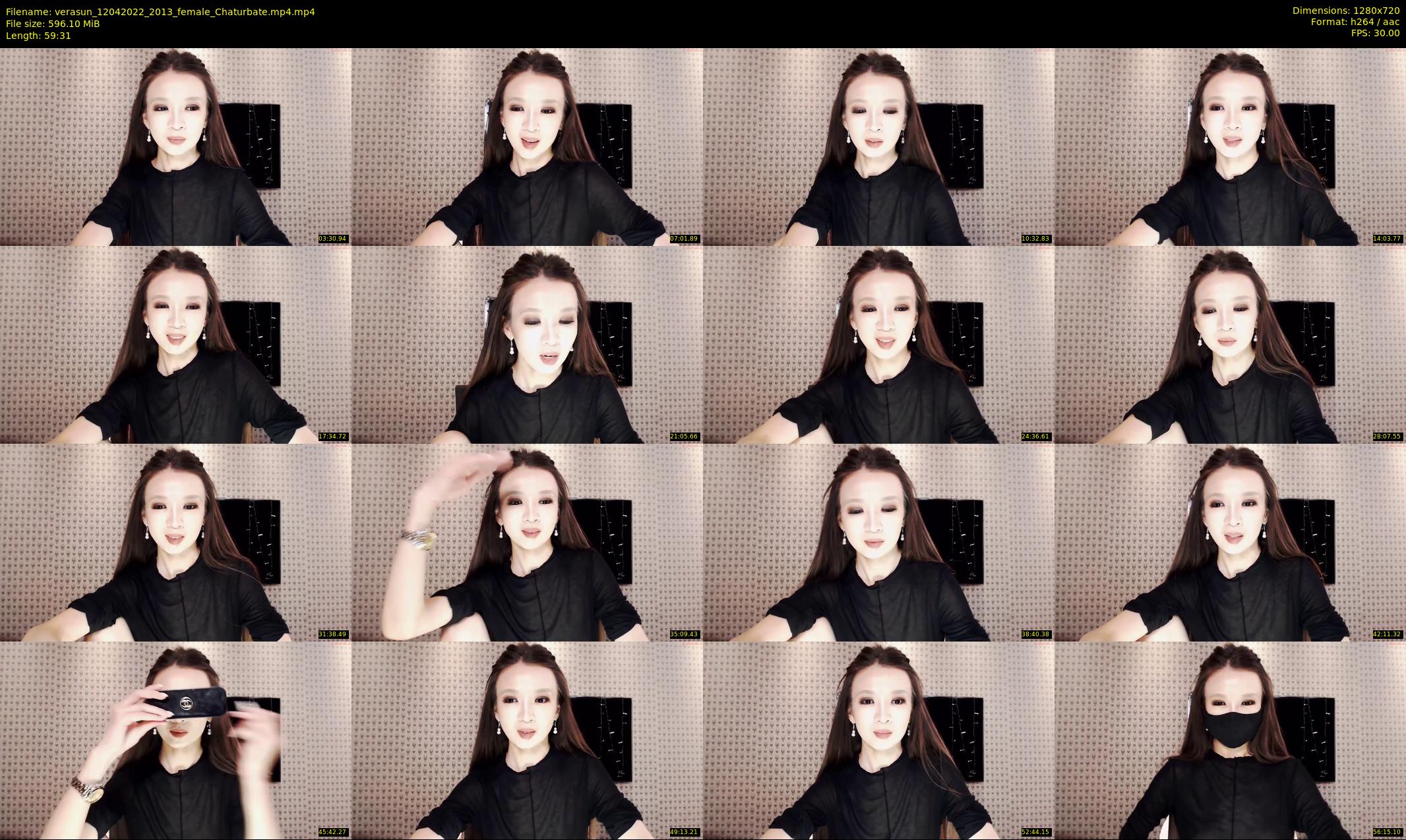 verasun — 60 minute Chaturbate female cam show recording, 720p, Apr 12, 2022