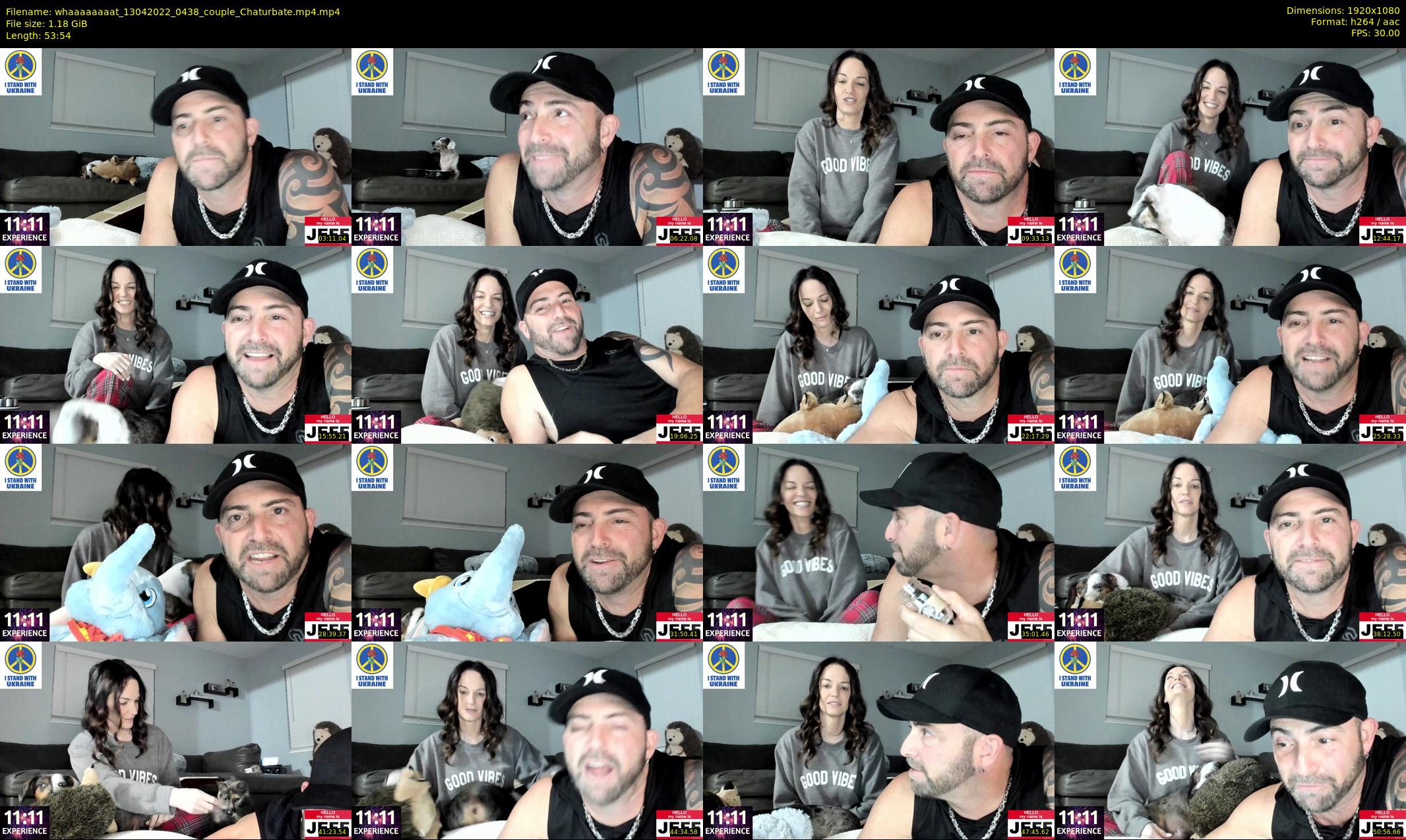whaaaaaaaat — 54 minute Chaturbate couple cam show recording, 1080p, Apr 13, 2022