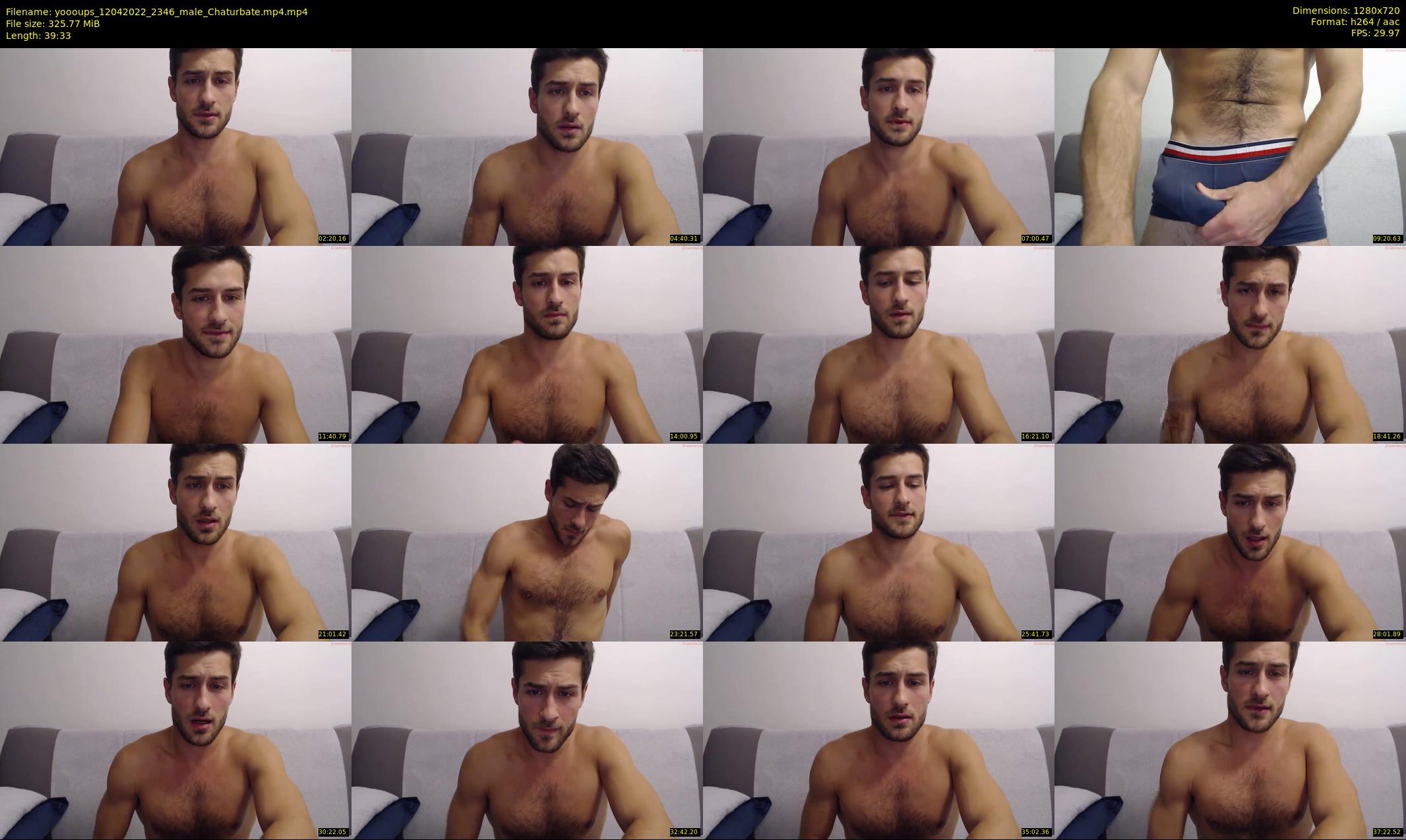yoooups — 40 minute Chaturbate male cam show recording, 720p, Apr 12, 2022