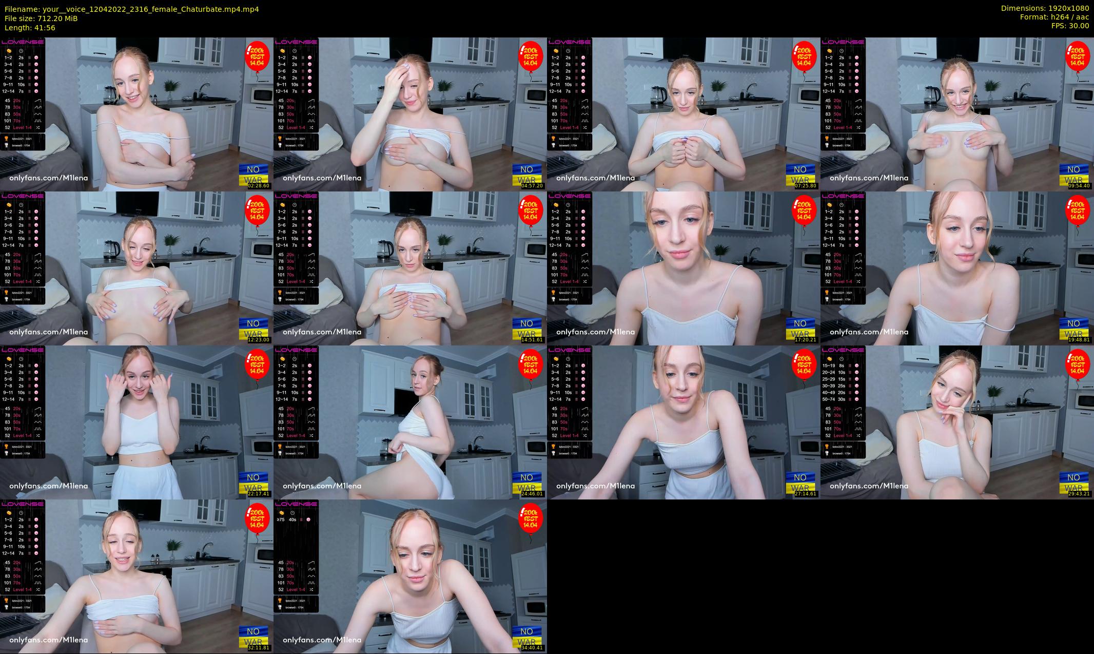 your__voice — 42 minute Chaturbate female cam show recording, 1080p, Apr 12, 2022