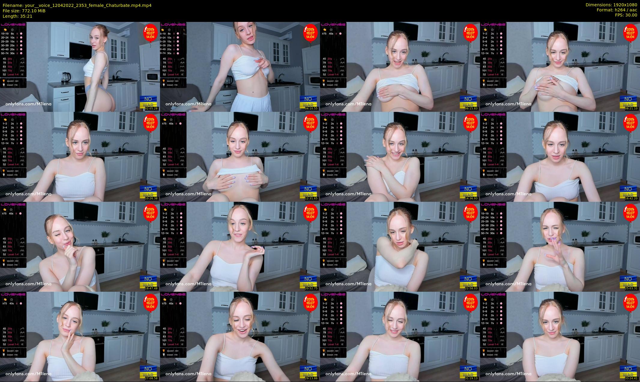 your__voice — 36 minute Chaturbate female cam show recording, 1080p, Apr 12, 2022