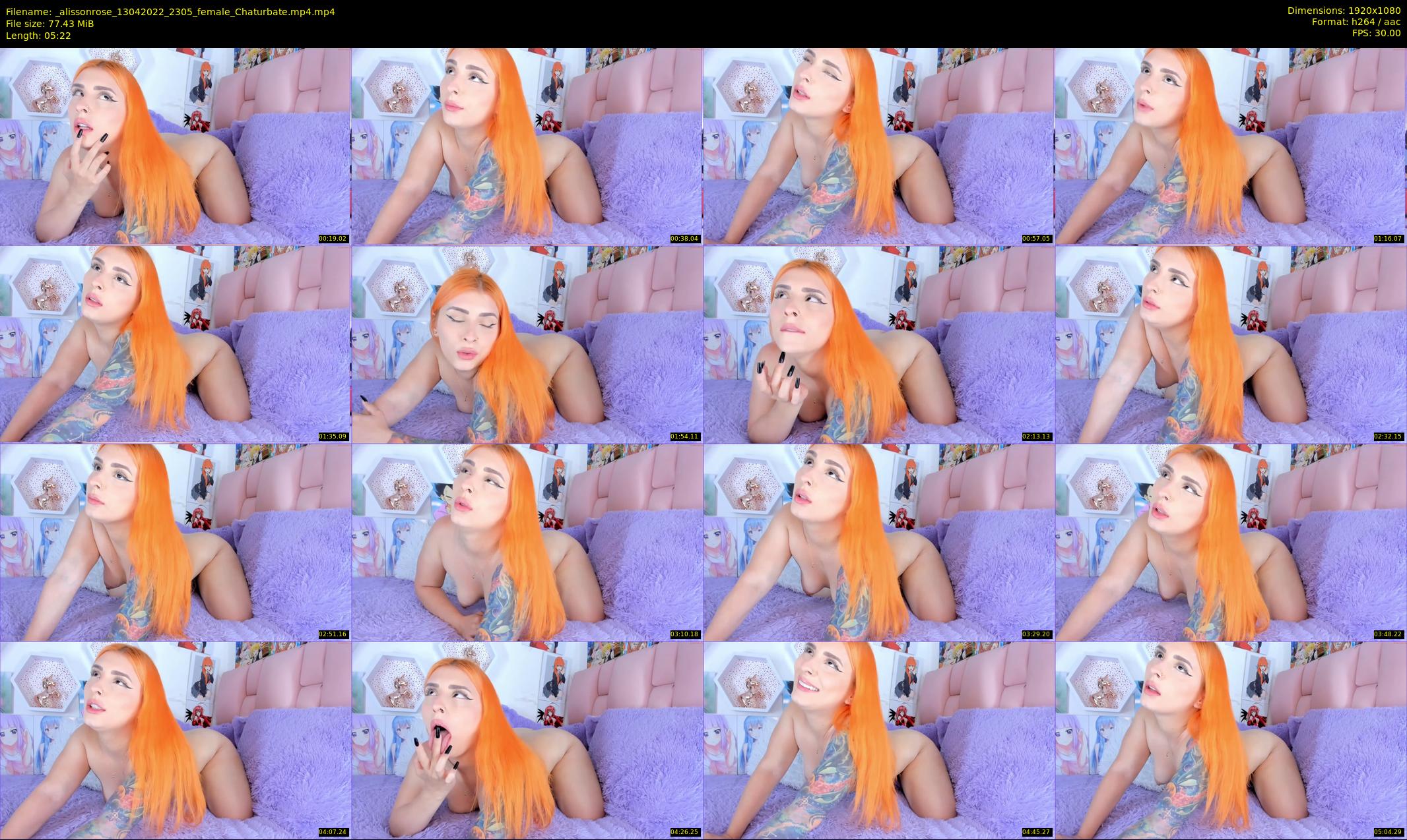 _alissonrose — 6 minute Chaturbate female cam show recording, 1080p, Apr 13, 2022