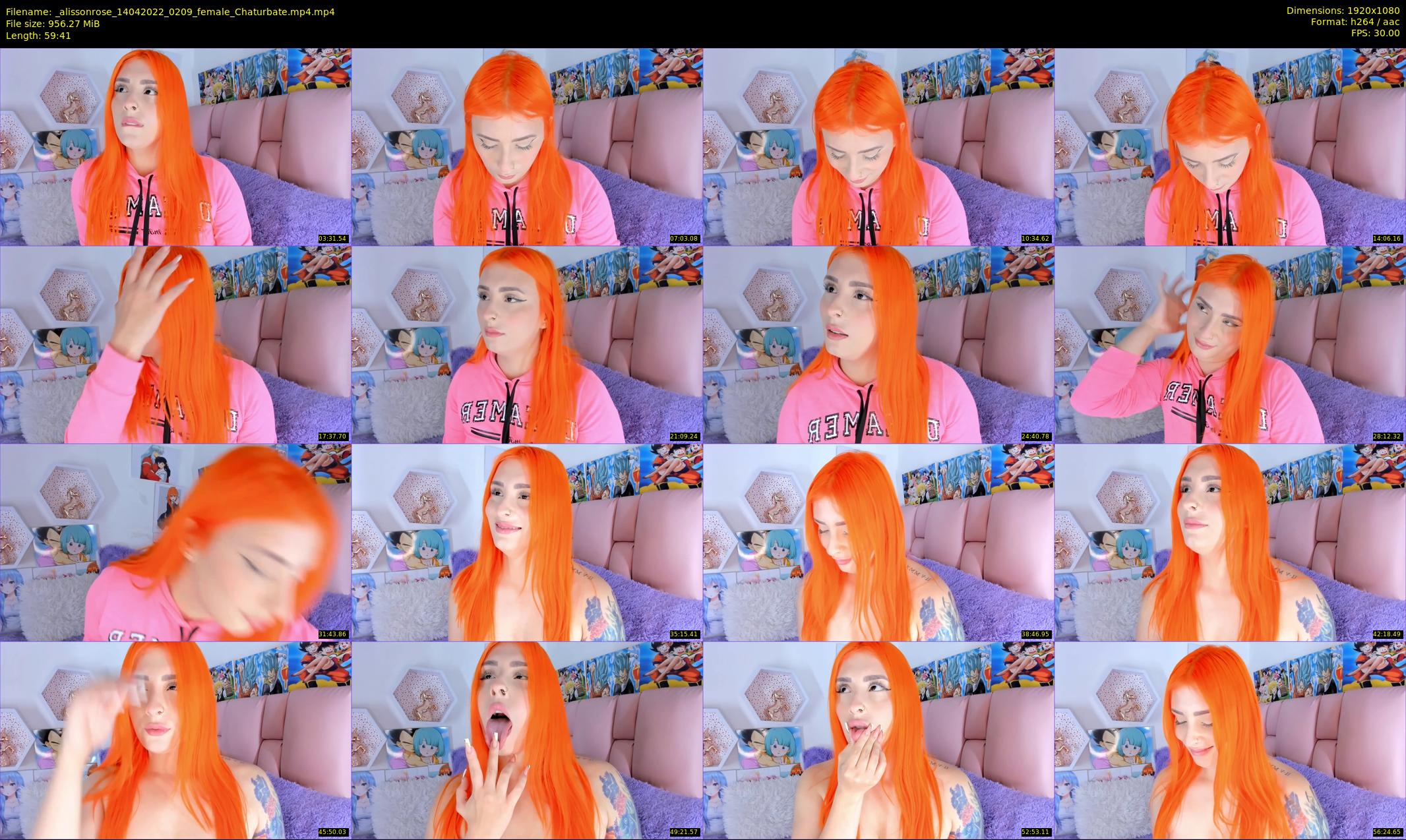 _alissonrose — 60 minute Chaturbate female cam show recording, 1080p, Apr 14, 2022
