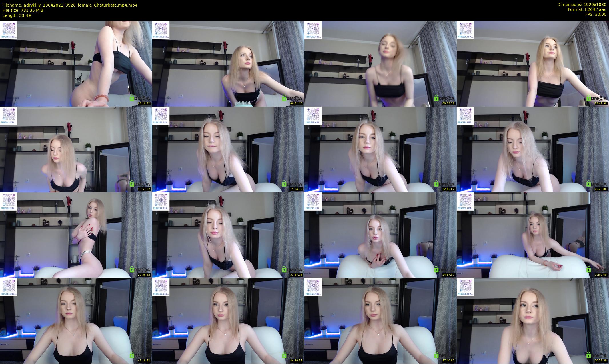 adrykilly — 54 minute Chaturbate female cam show recording, 1080p, Apr 13, 2022
