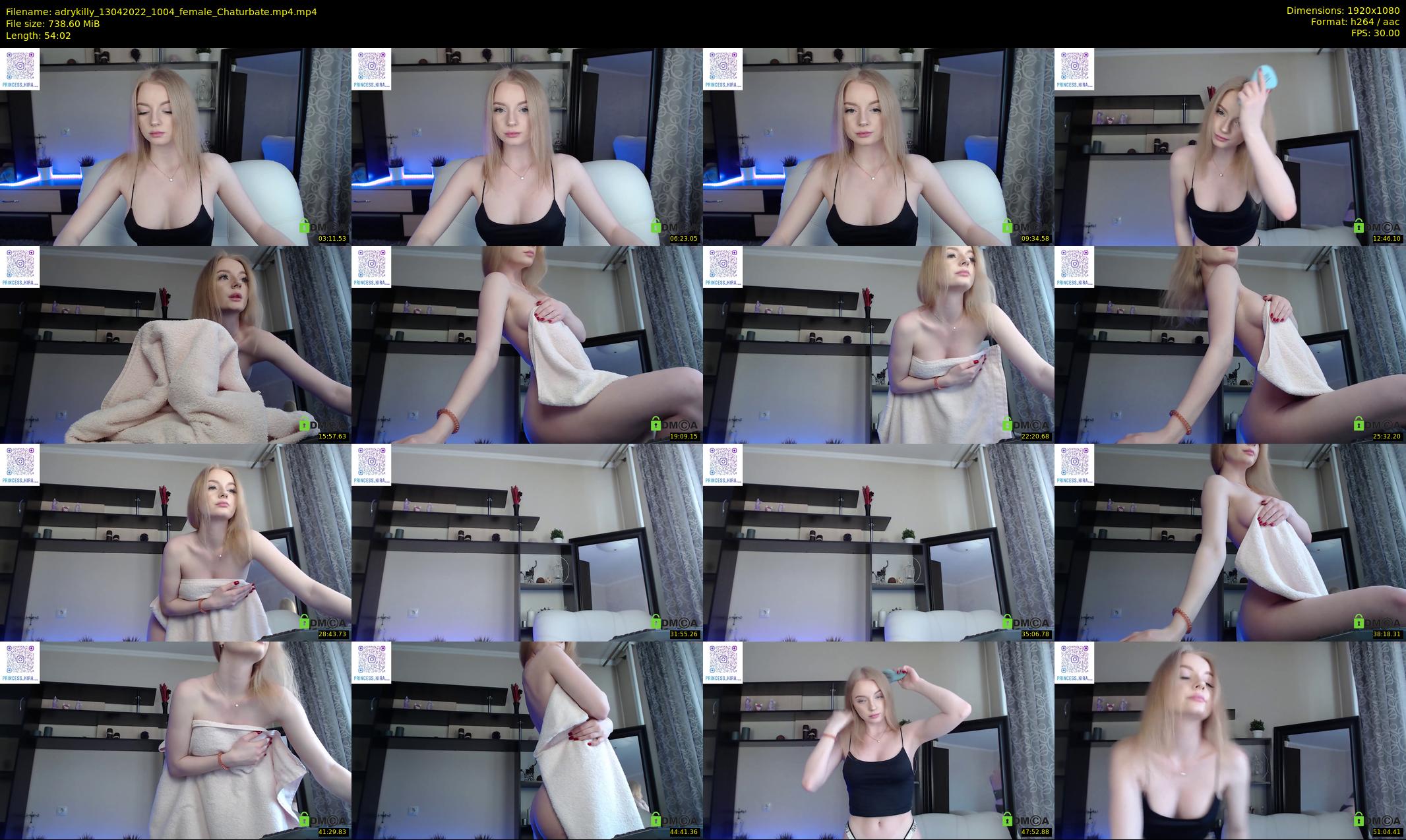 adrykilly — 55 minute Chaturbate female cam show recording, 1080p, Apr 13, 2022