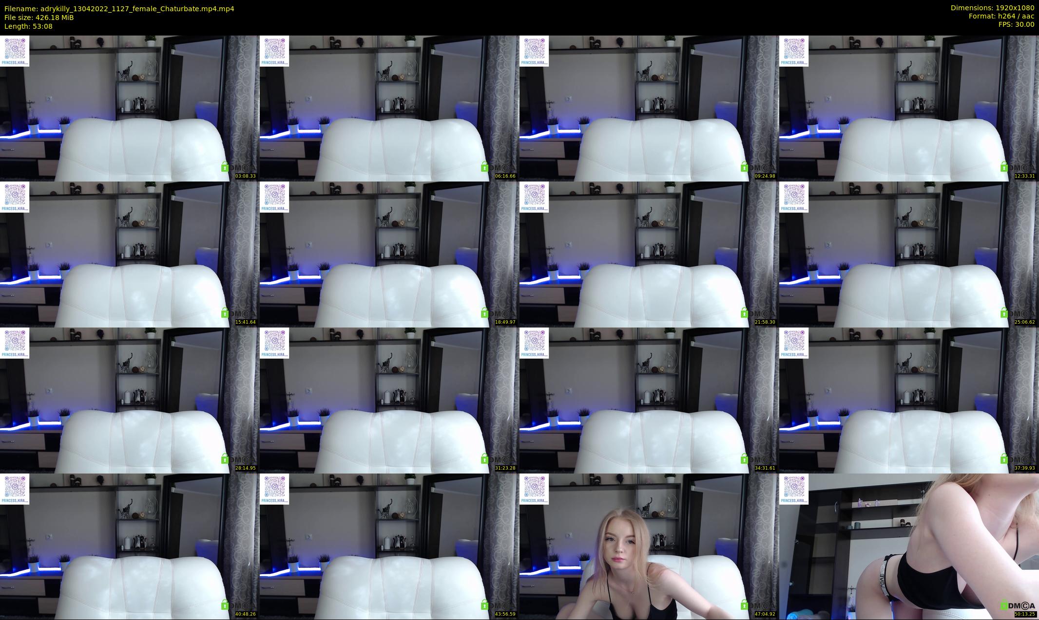 adrykilly — 54 minute Chaturbate female cam show recording, 1080p, Apr 13, 2022
